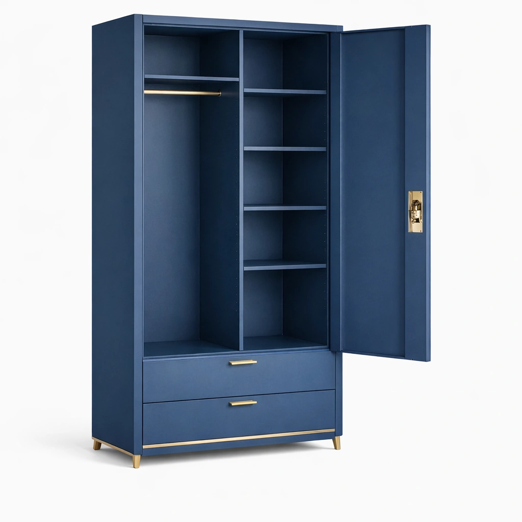 Armoire moderne bleu marine-nexqorin