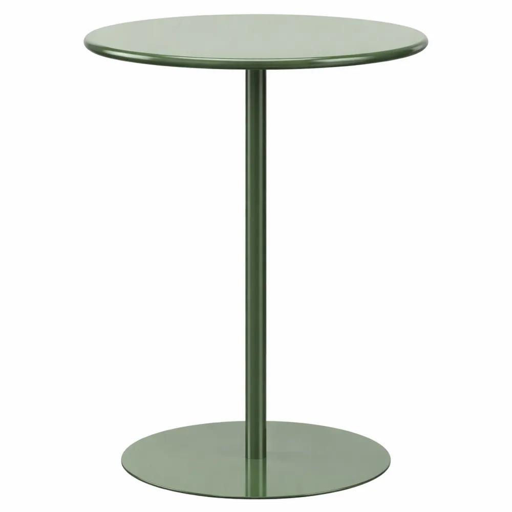 Runder Stehtisch für Innen- und Außenbereich, Metallgestell, ideal für Küche, Esszimmer und Gastronomie