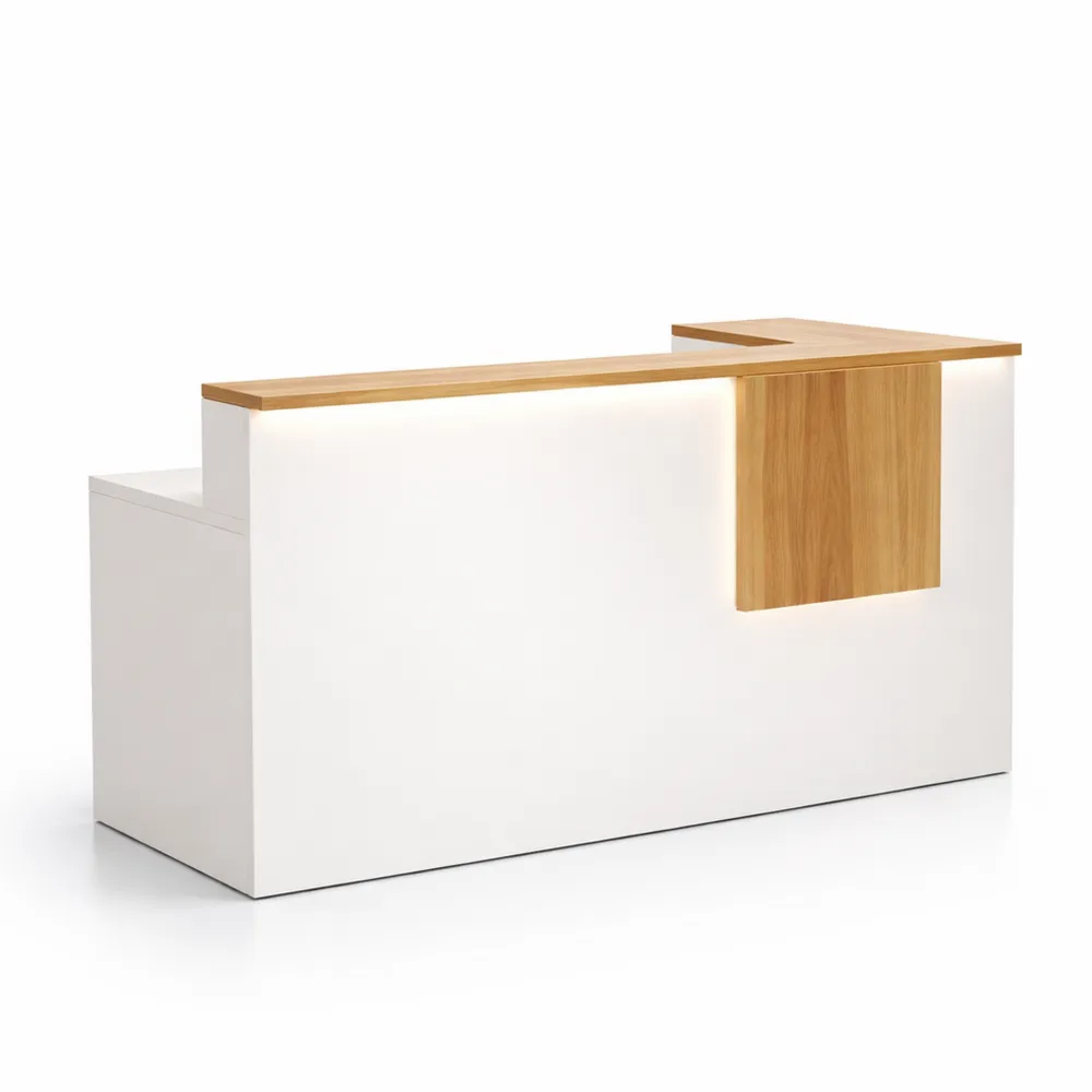Moderne Empfangstheke mit LED-Beleuchtung für Salon und Büro