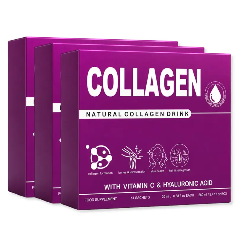 Lotnafee Natural Marine Collagen Drink – 10,000mg with Hyaluronic Acid (Mango Flavor)