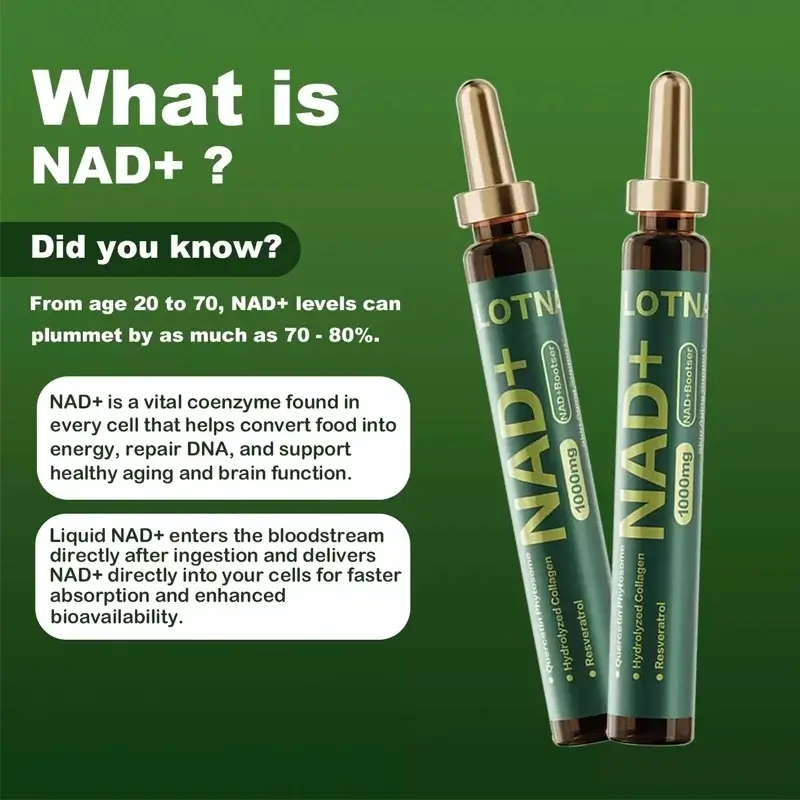 Liquid NAD+ Booster Sticks for Daily Energy & Healthy Ageing Support