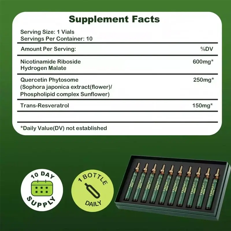 Liquid NAD+ Booster Sticks for Daily Energy & Healthy Ageing Support