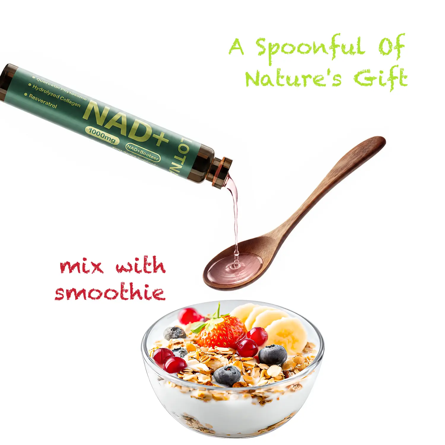Liquid NAD+ Booster Sticks for Daily Energy & Healthy Ageing Support