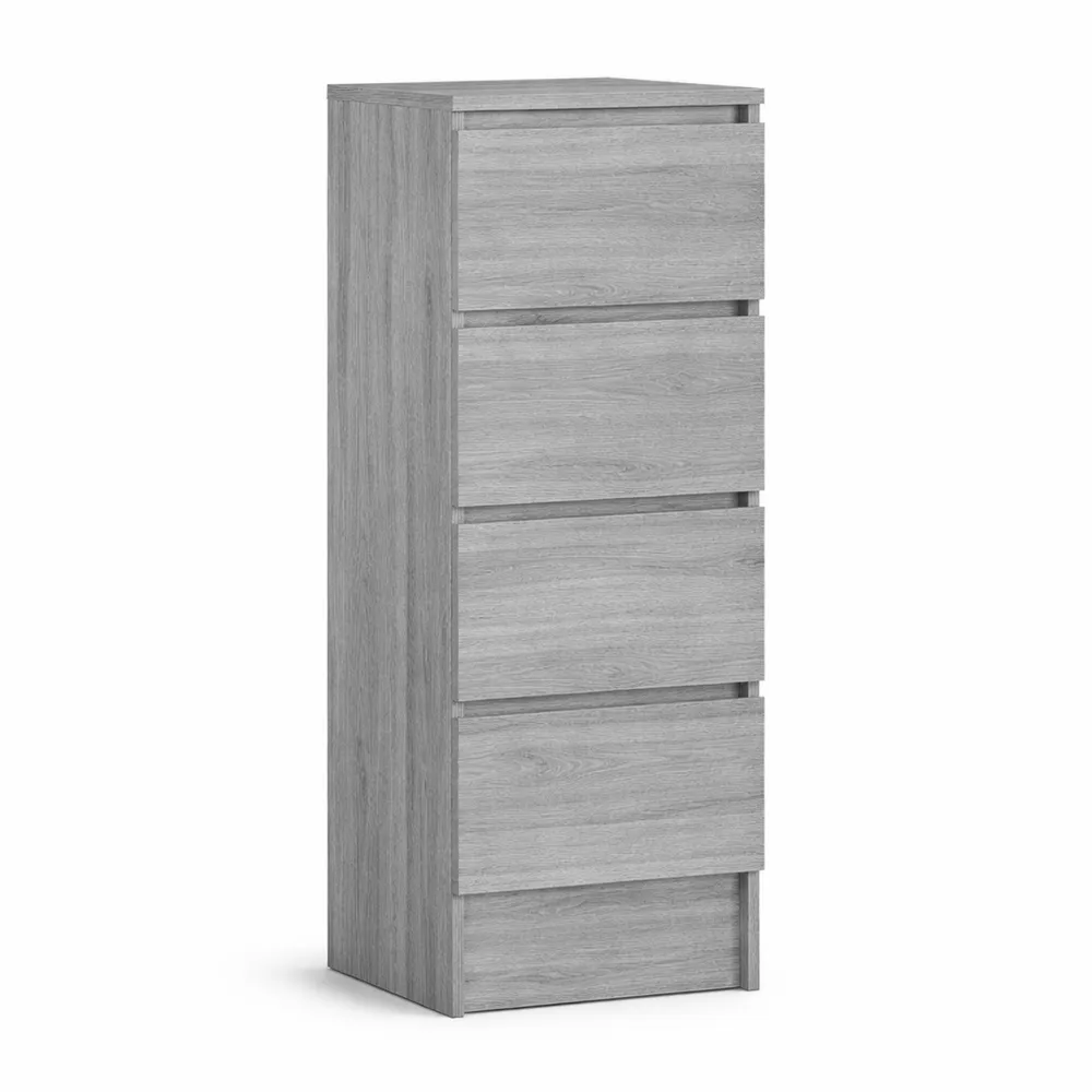 Moderner Aufbewahrungsschrank in Grau Sonoma für Wohnzimmer, Esszimmer und Flur