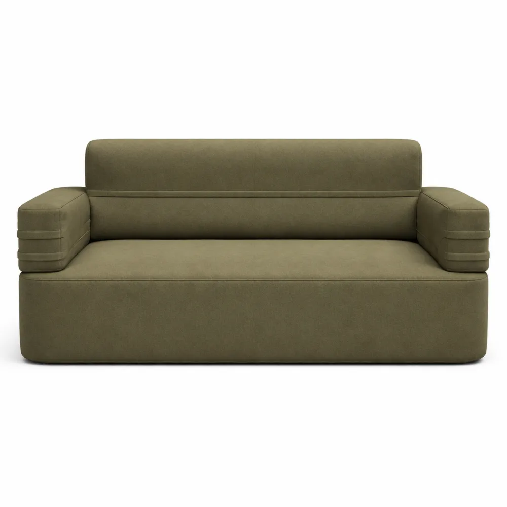 Bequemes Luftsofa für Outdoor-Camping mit Armlehne und Pumpe