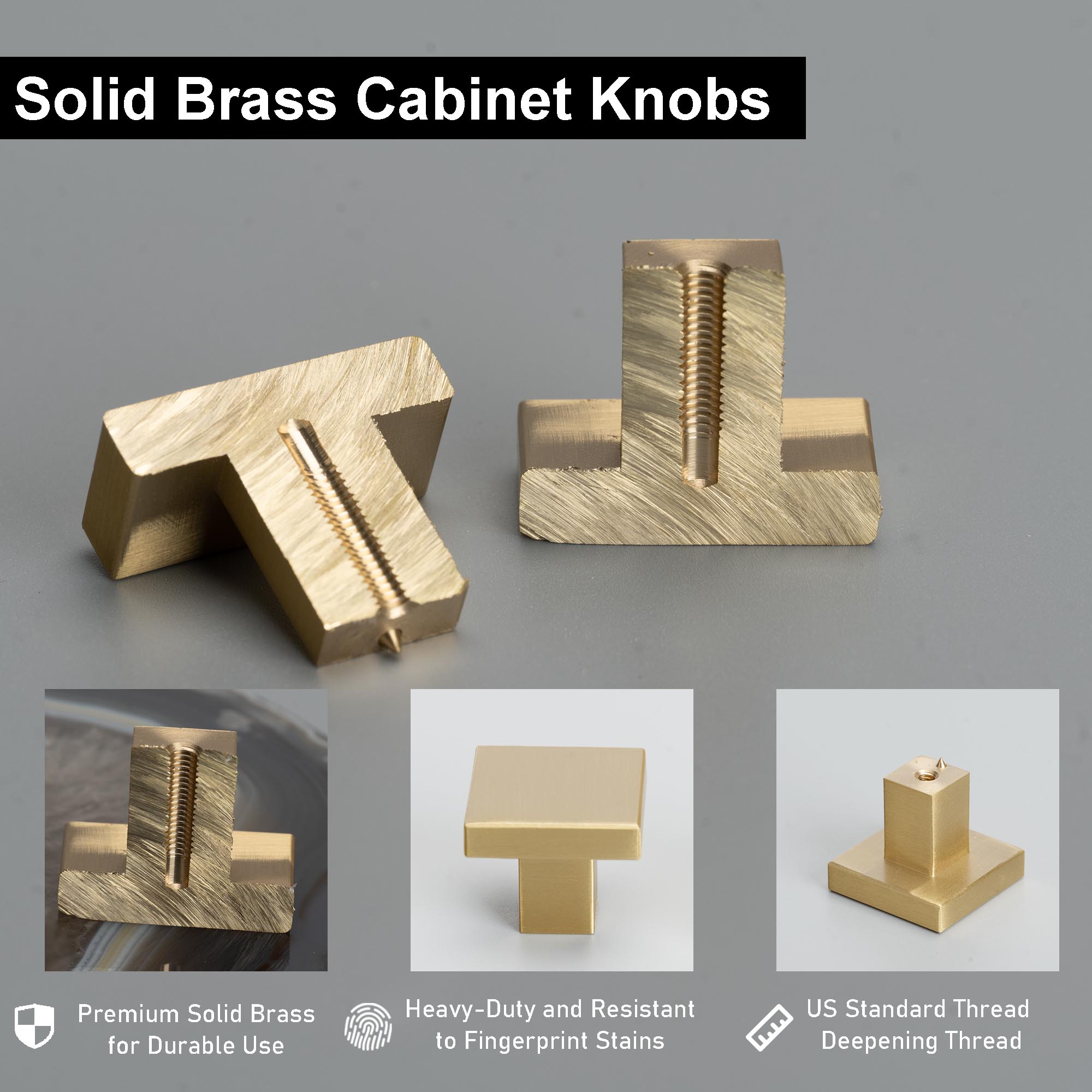 Square Cabinet Knobs
