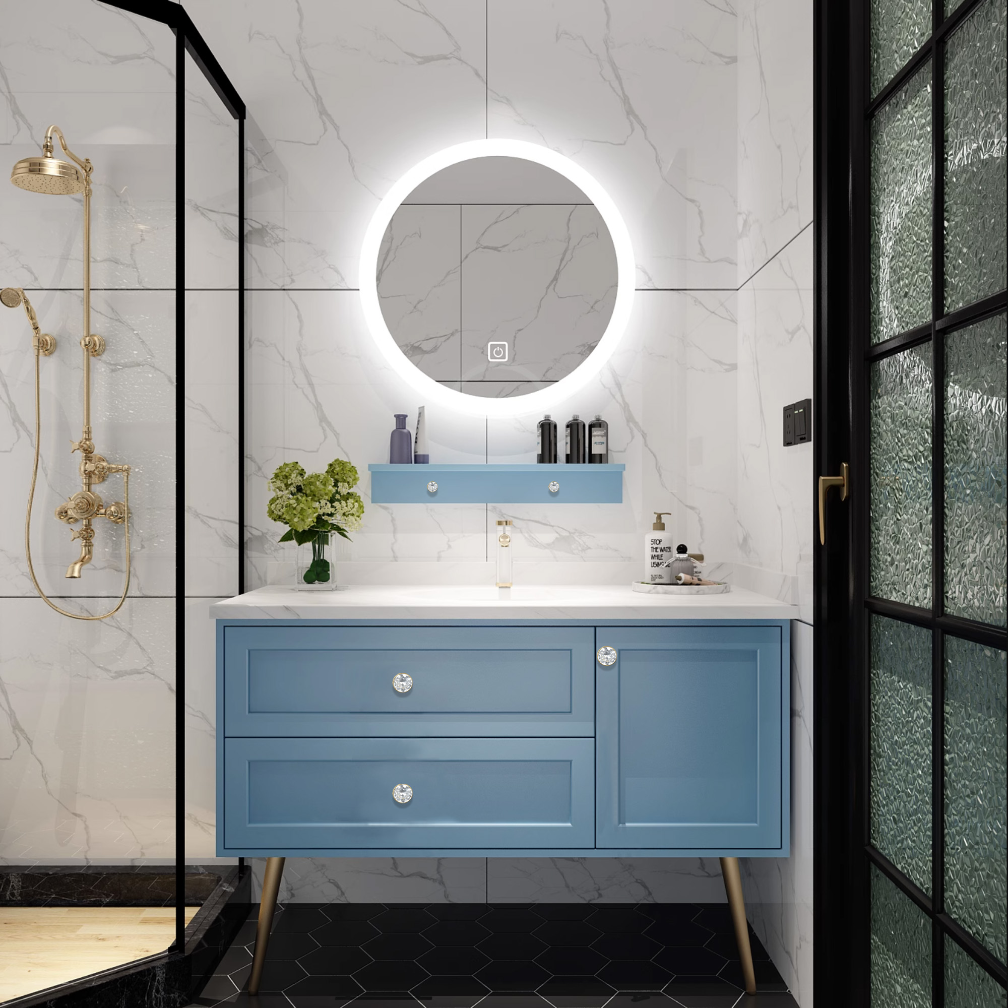 Diamond Crystal Cabinet Knobs 