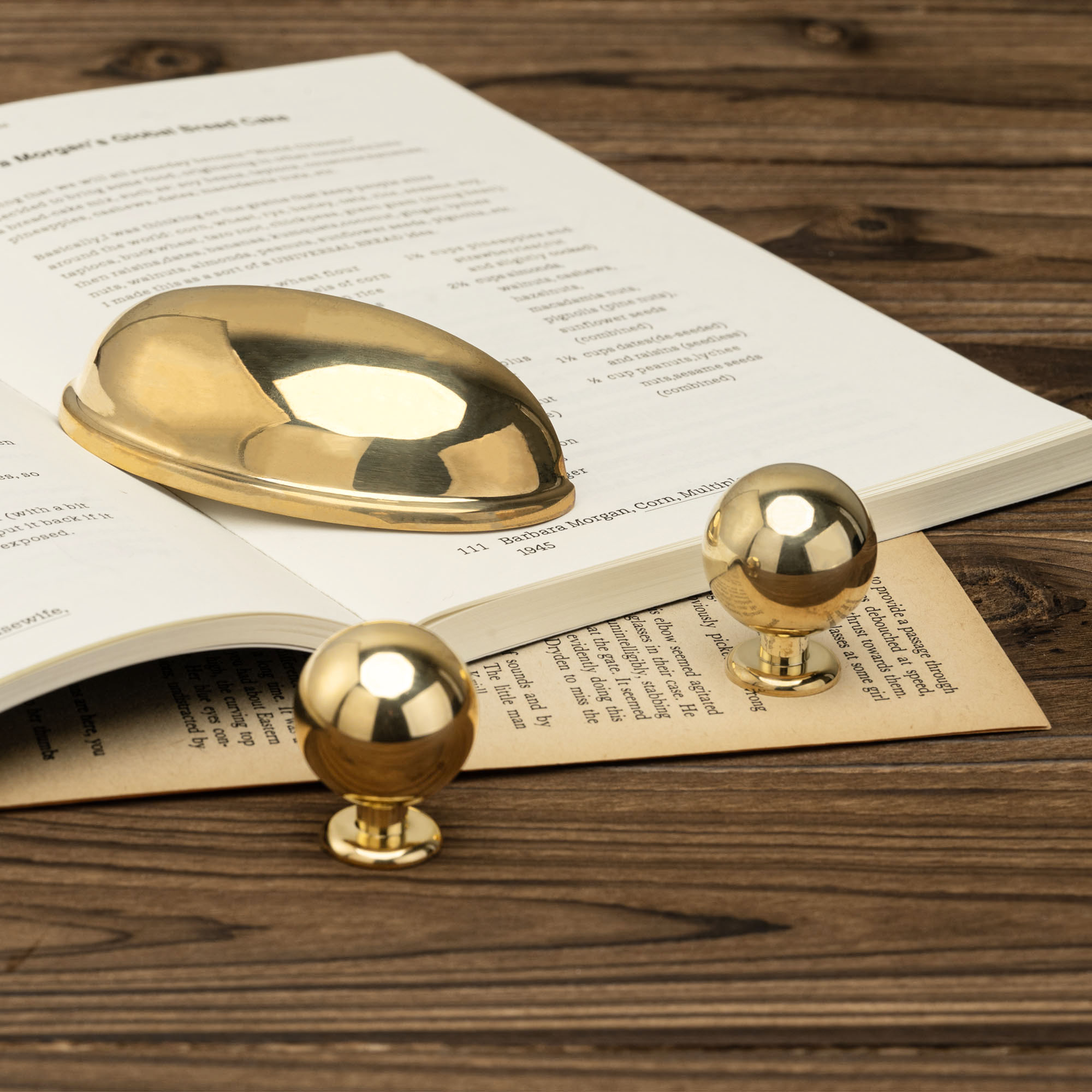 Unlacquered Ball Cabinet Knobs