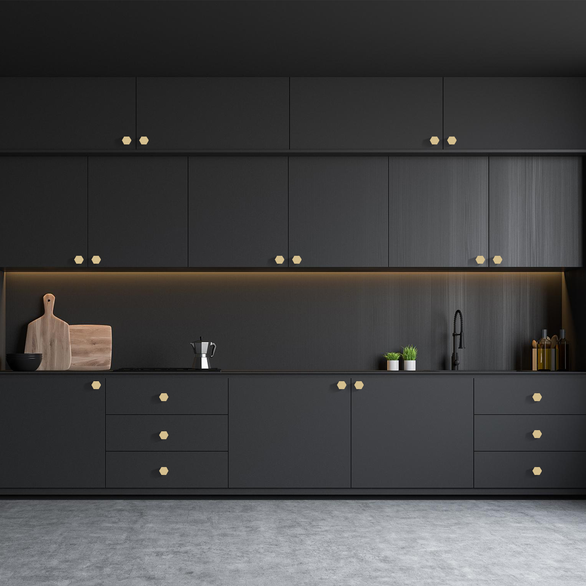 Hexagon Cabinet Knobs