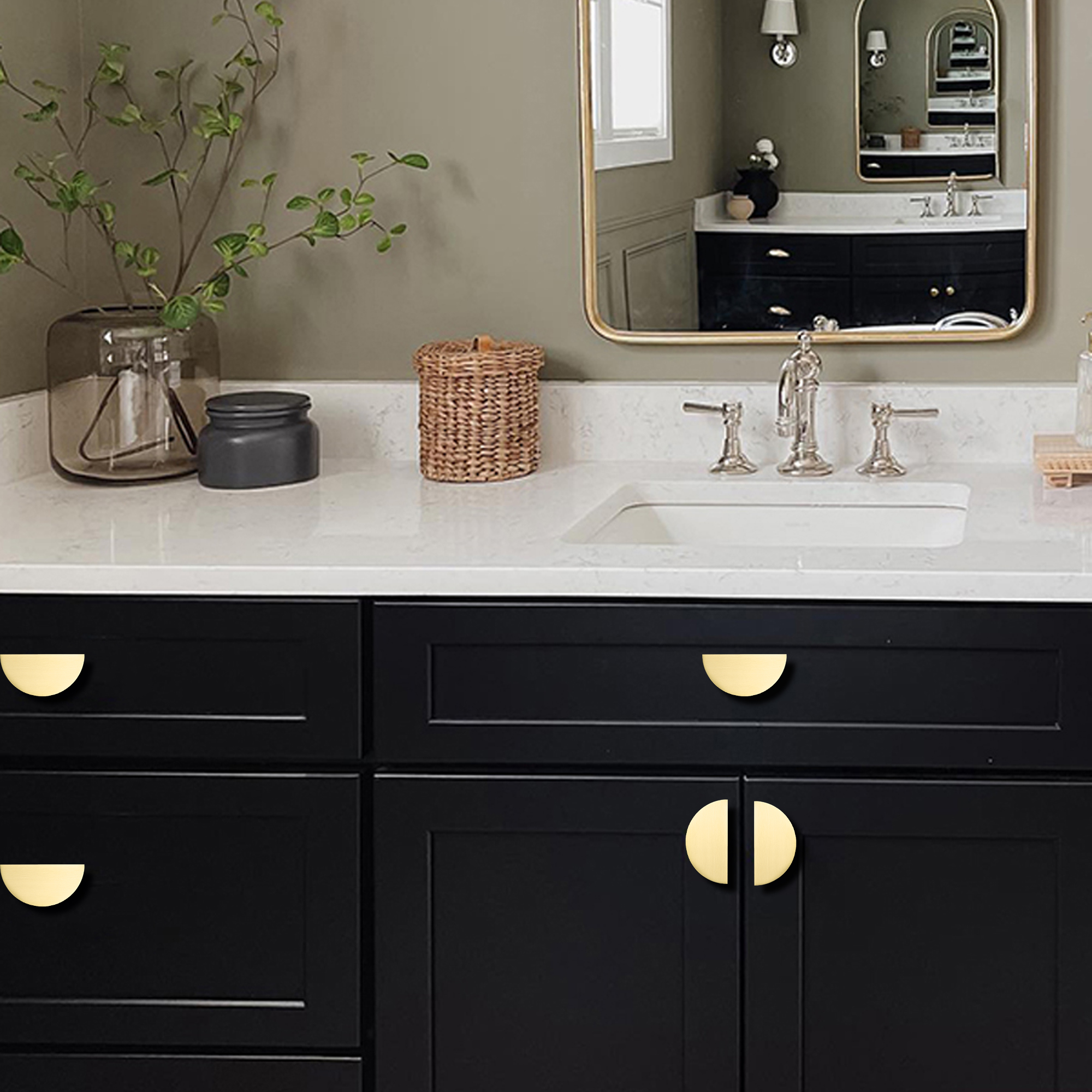 Half Moon Dresser Pulls