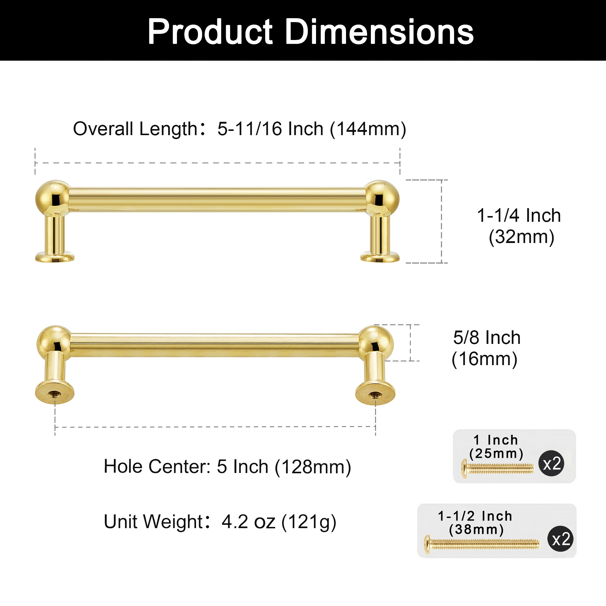 5" CC Dimensions