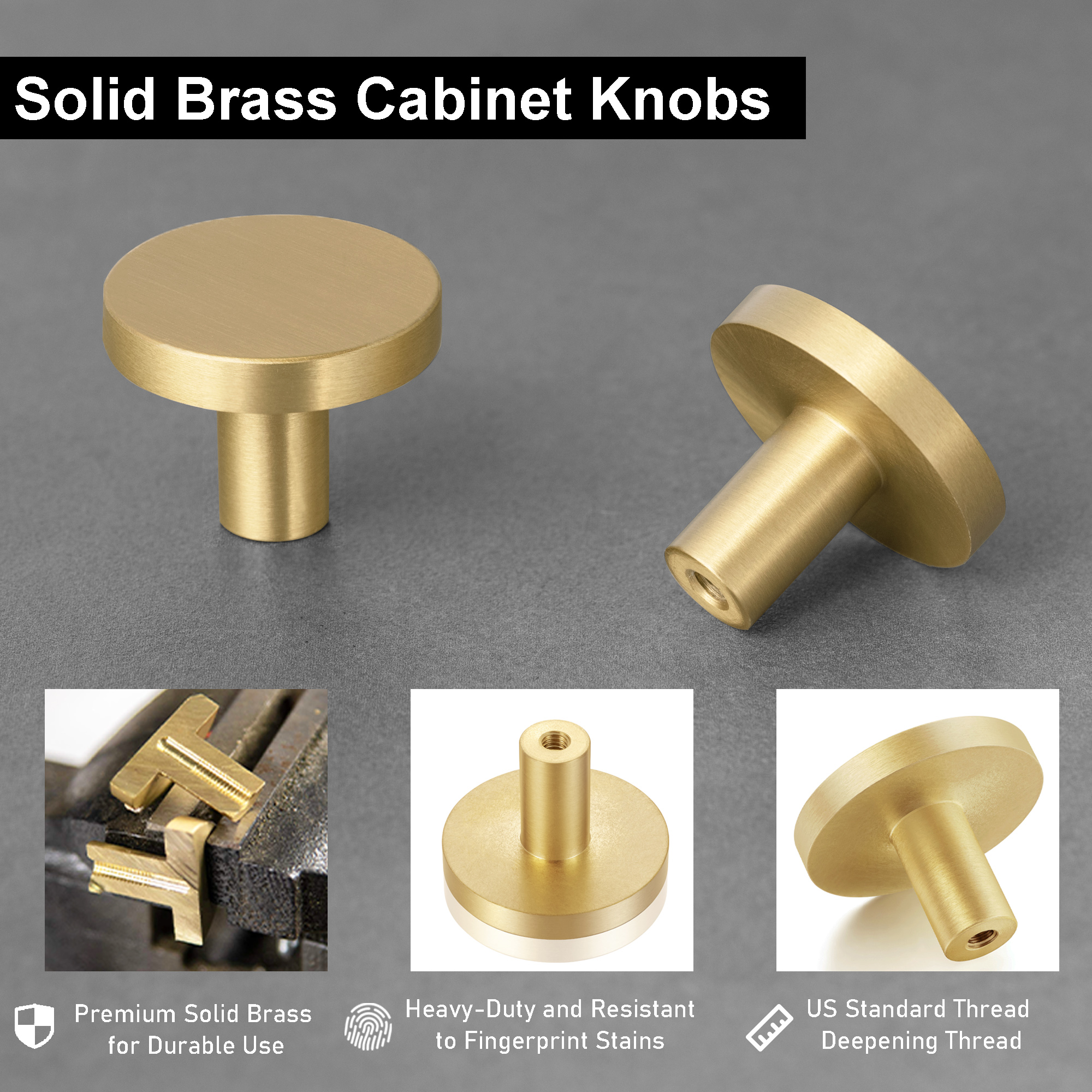 Round Cabinet Knobs