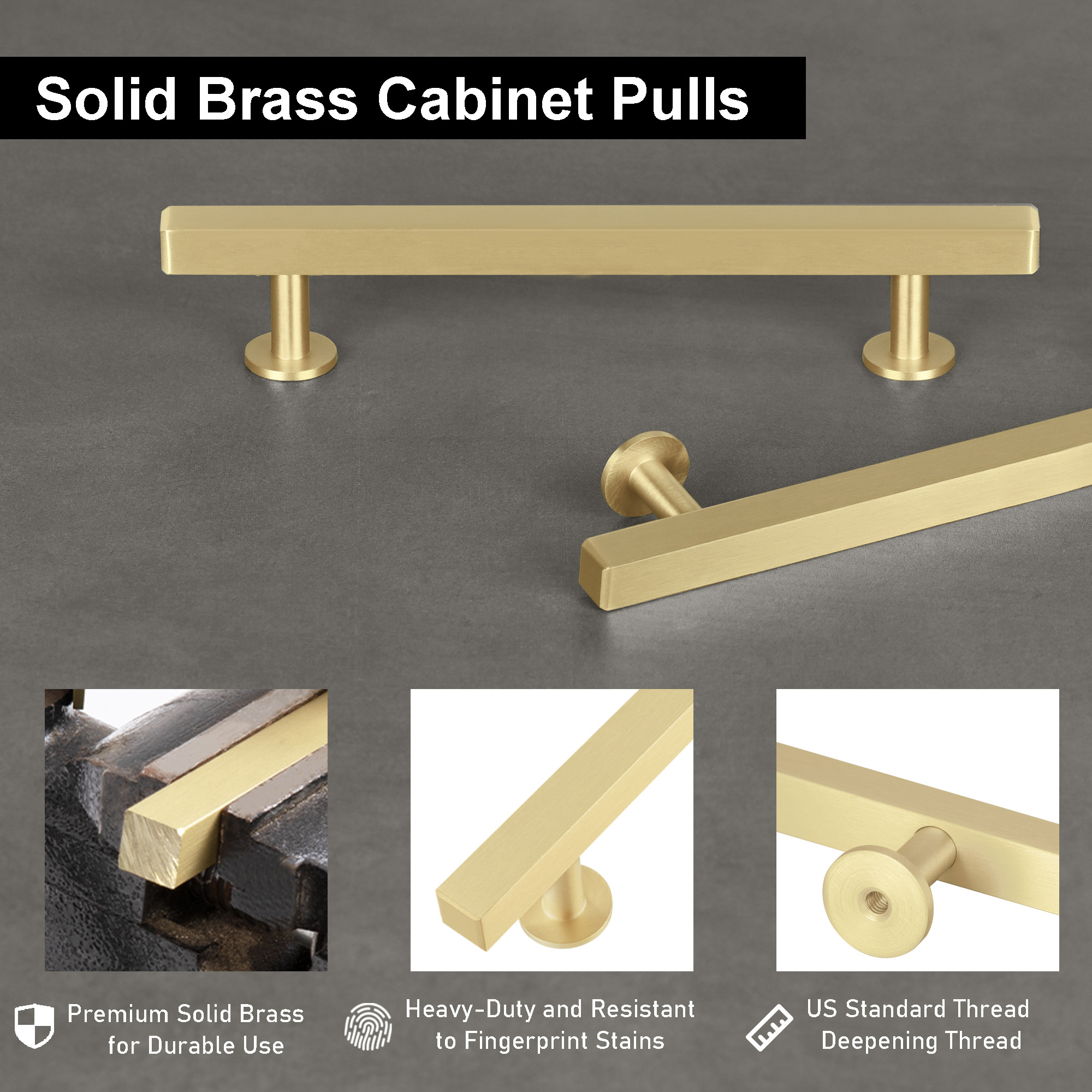 Square Rod Appliance Pull