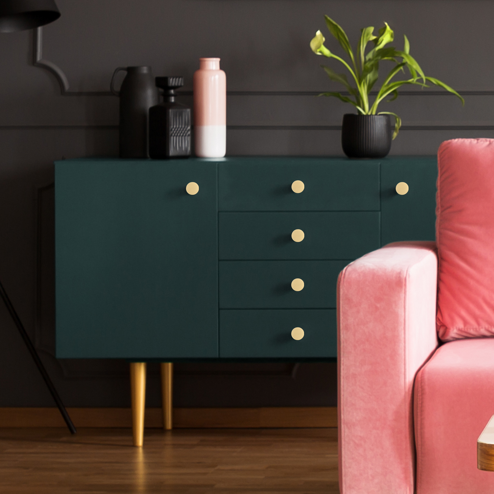 Round Cabinet Knobs