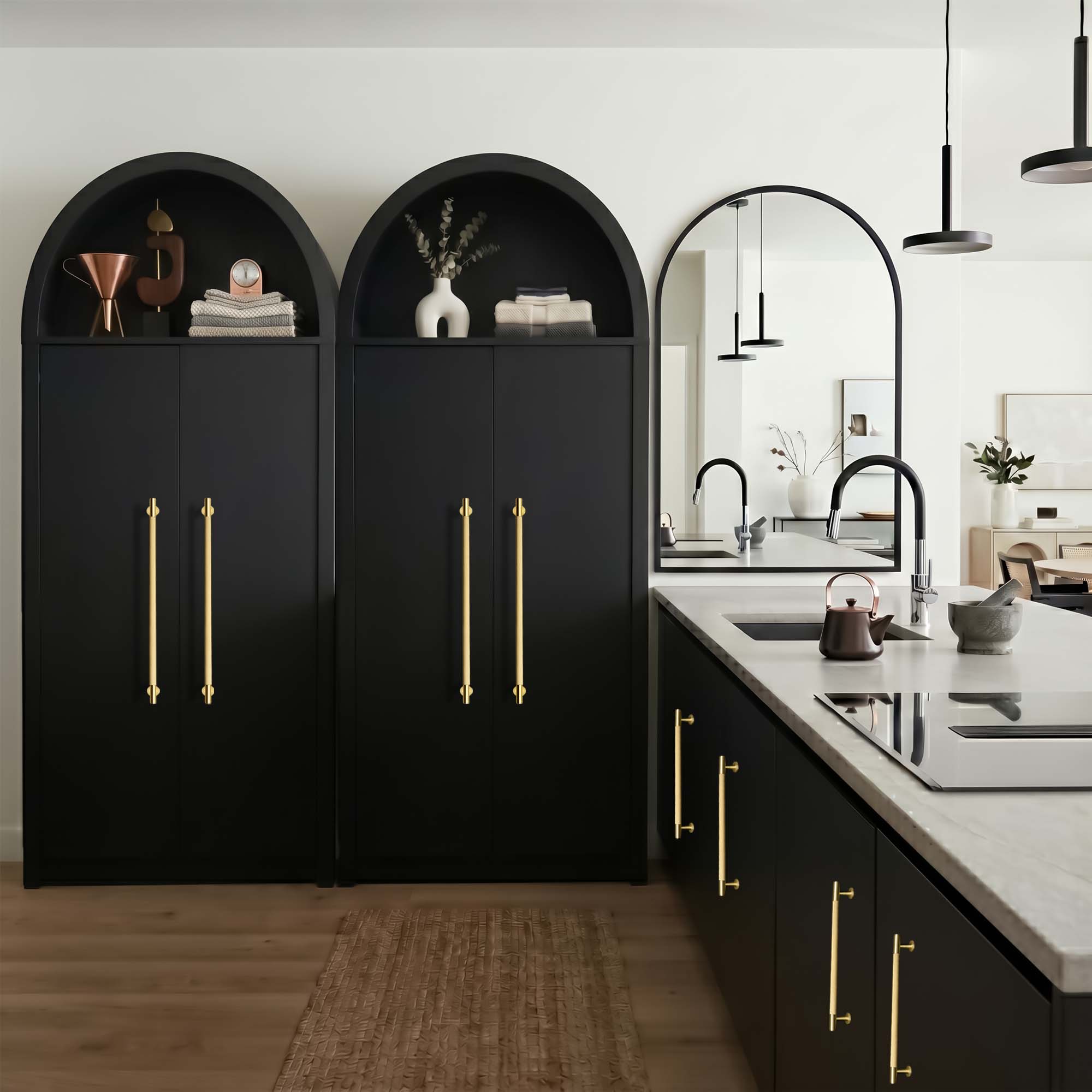 Vertical Grain Appliance Pull