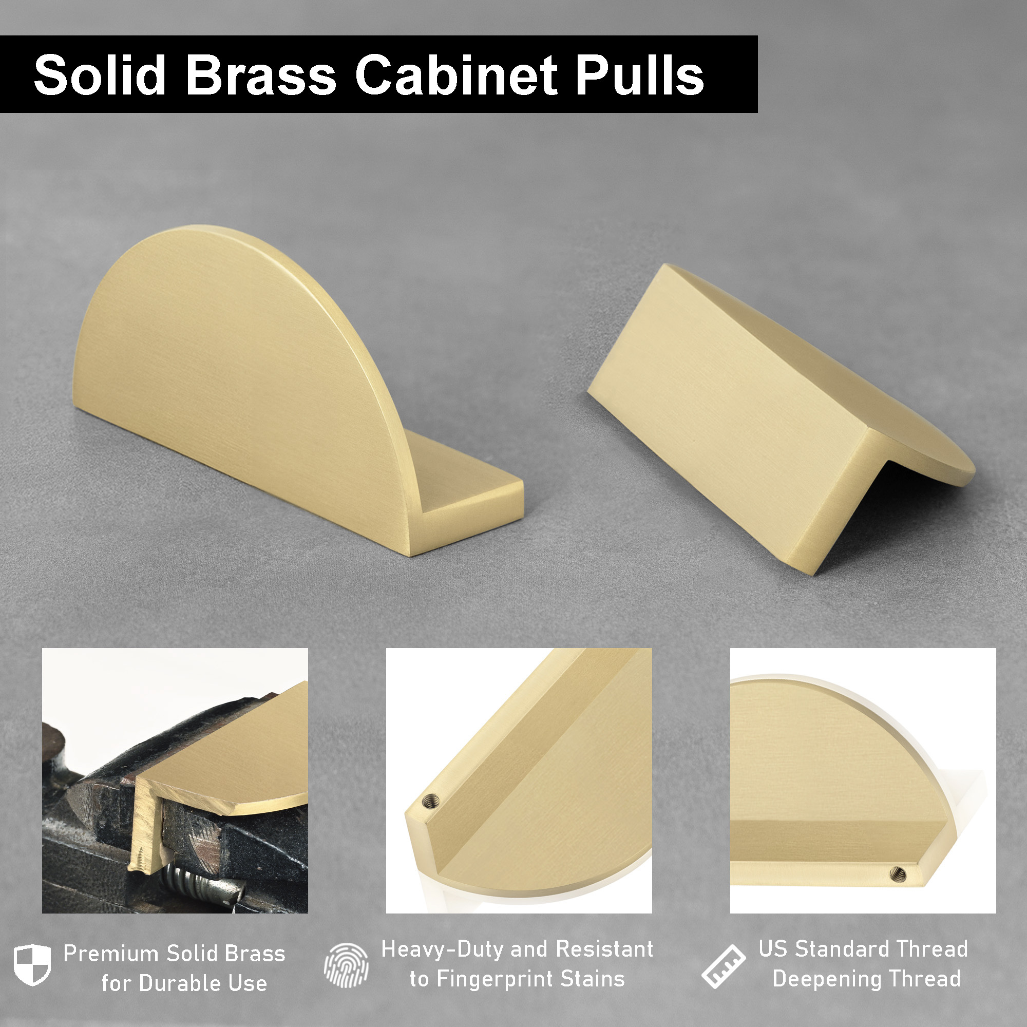 Half Moon Dresser Pulls