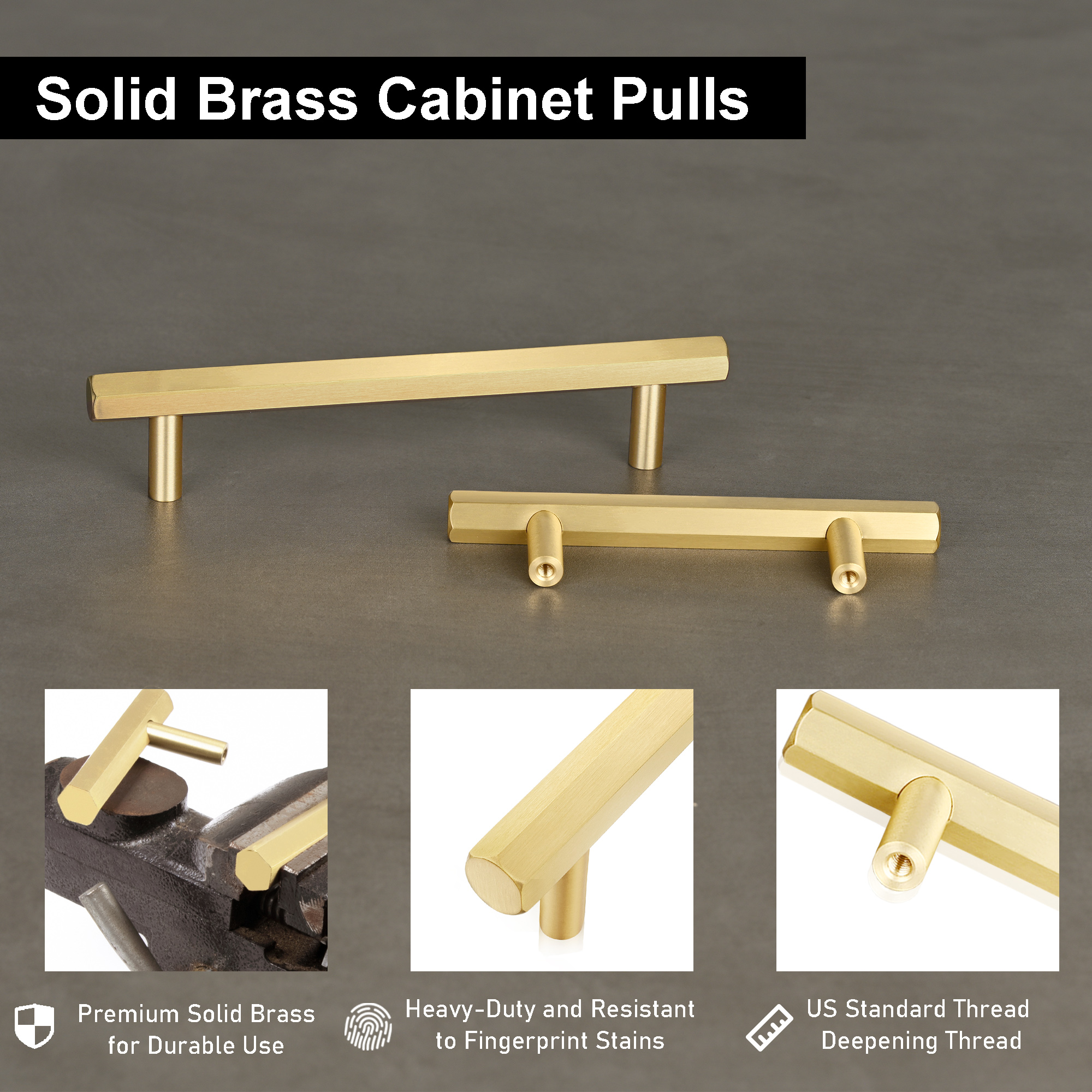Hexagonal Cabinet Pulls
