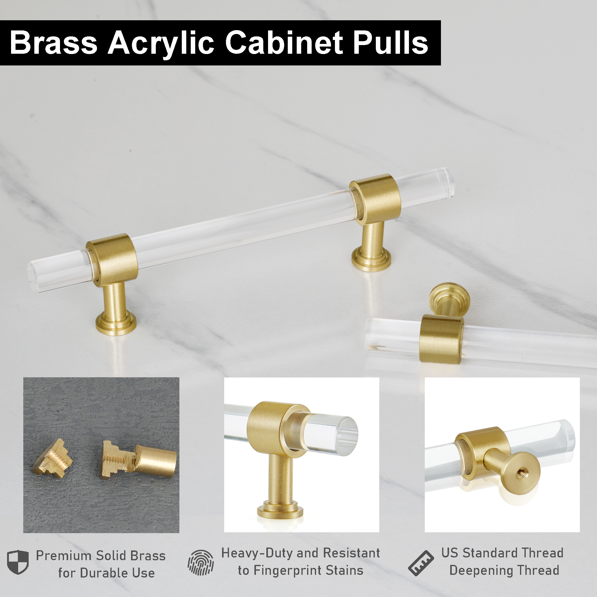 Acrylic Cabinet Pulls