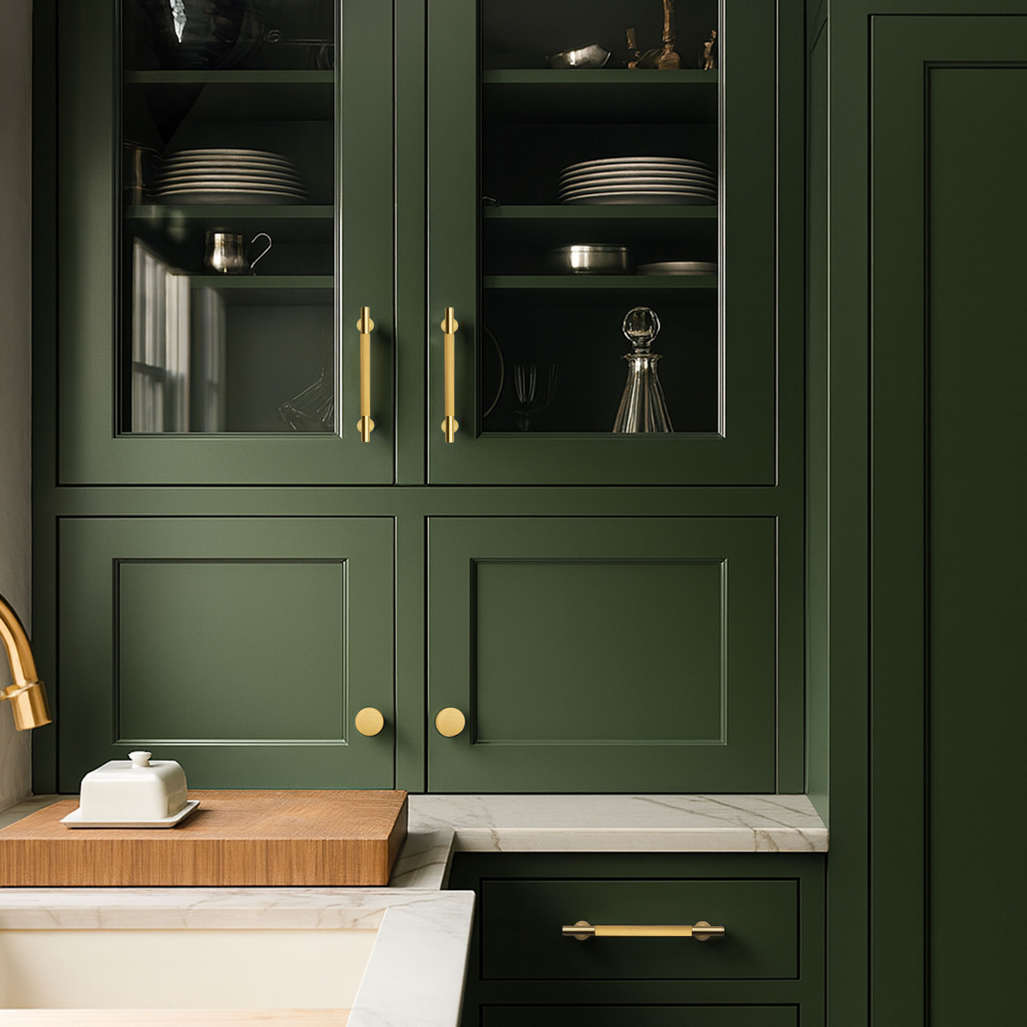 Vertical Grain Cabinet Pulls
