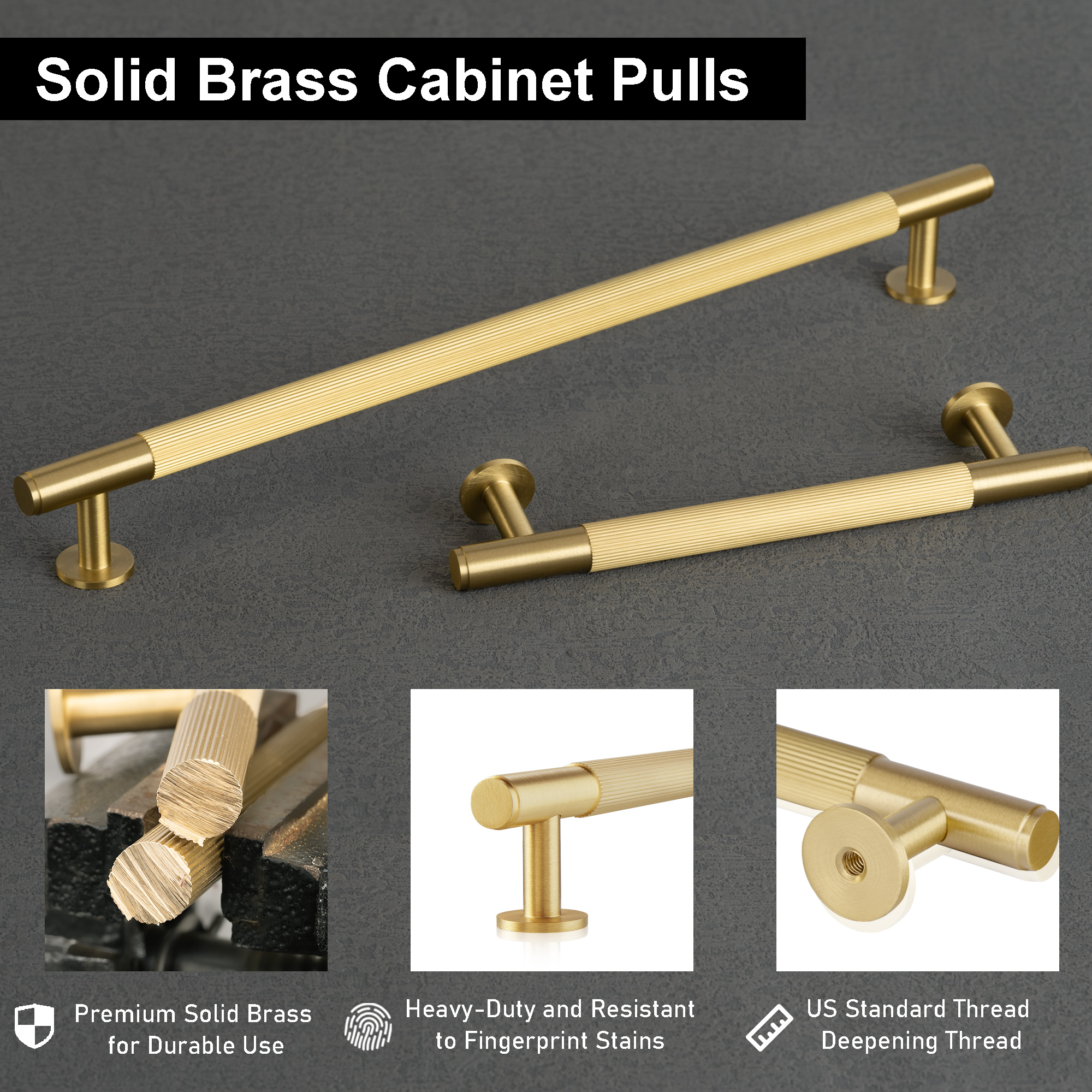 Vertical Grain Appliance Pull