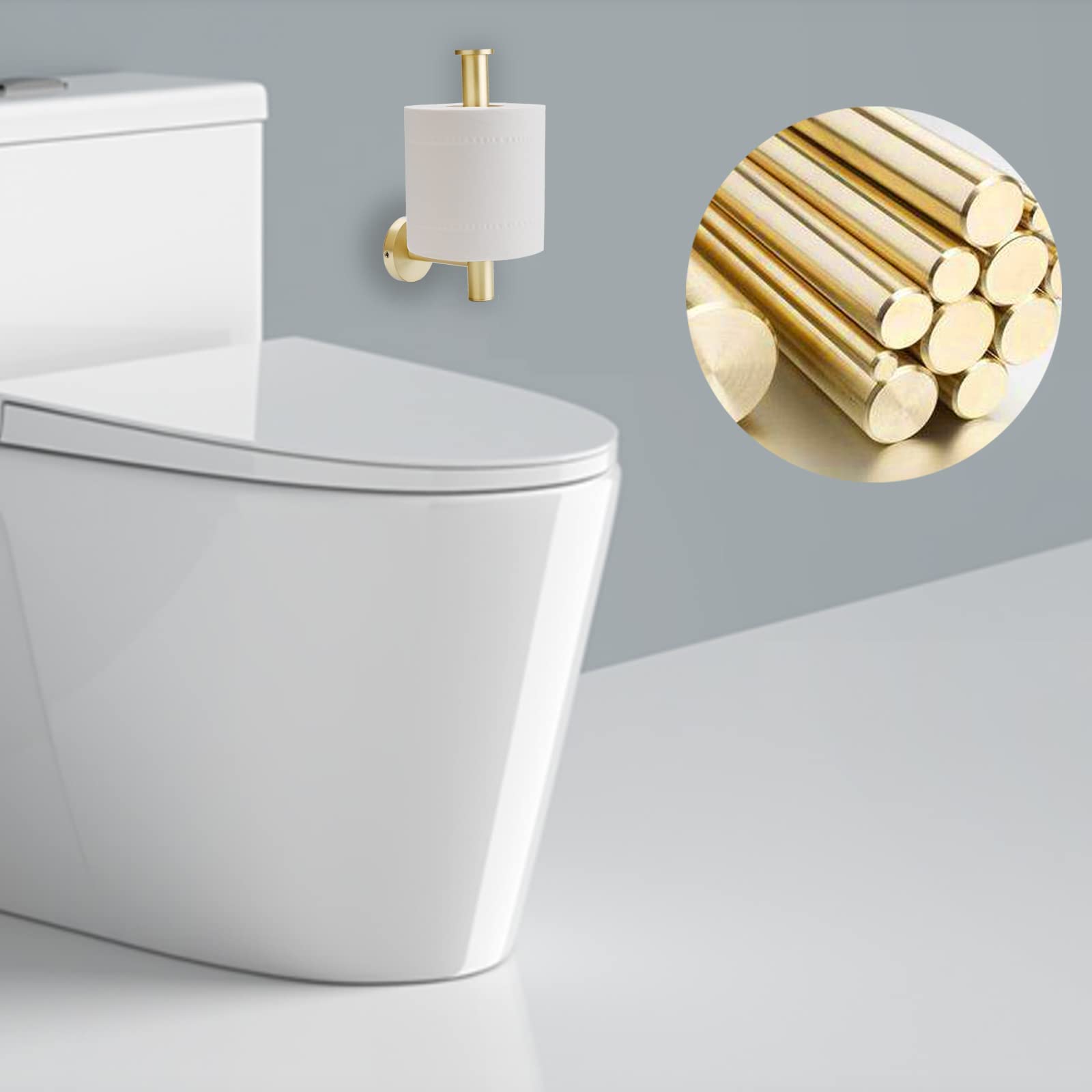 Brass Toilet Paper Holder