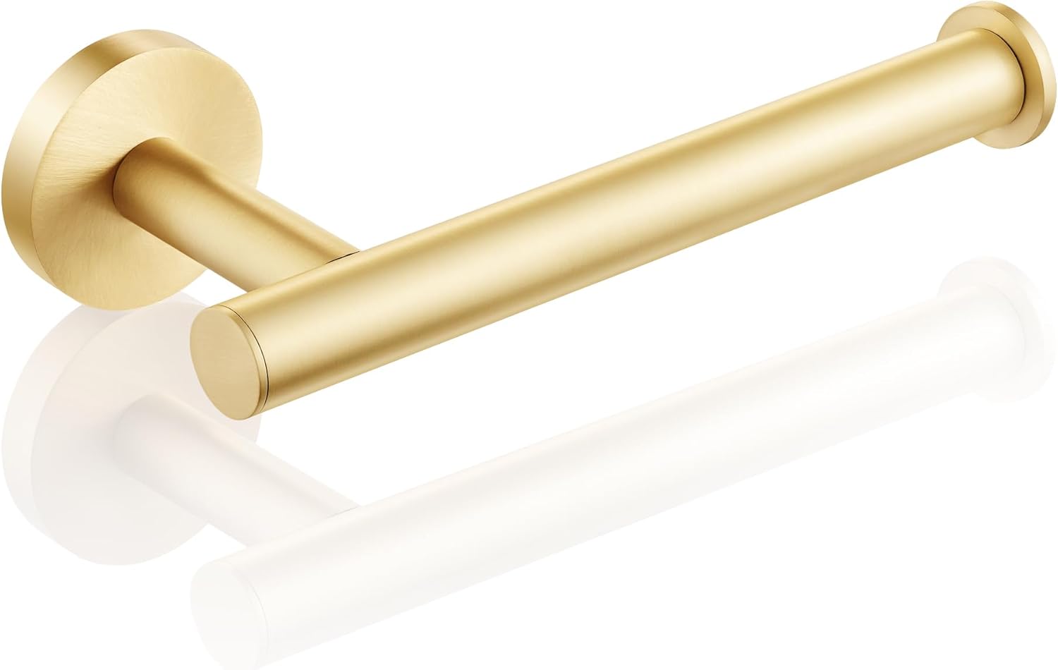 Toilet Paper Holder Brushed Brass Gold