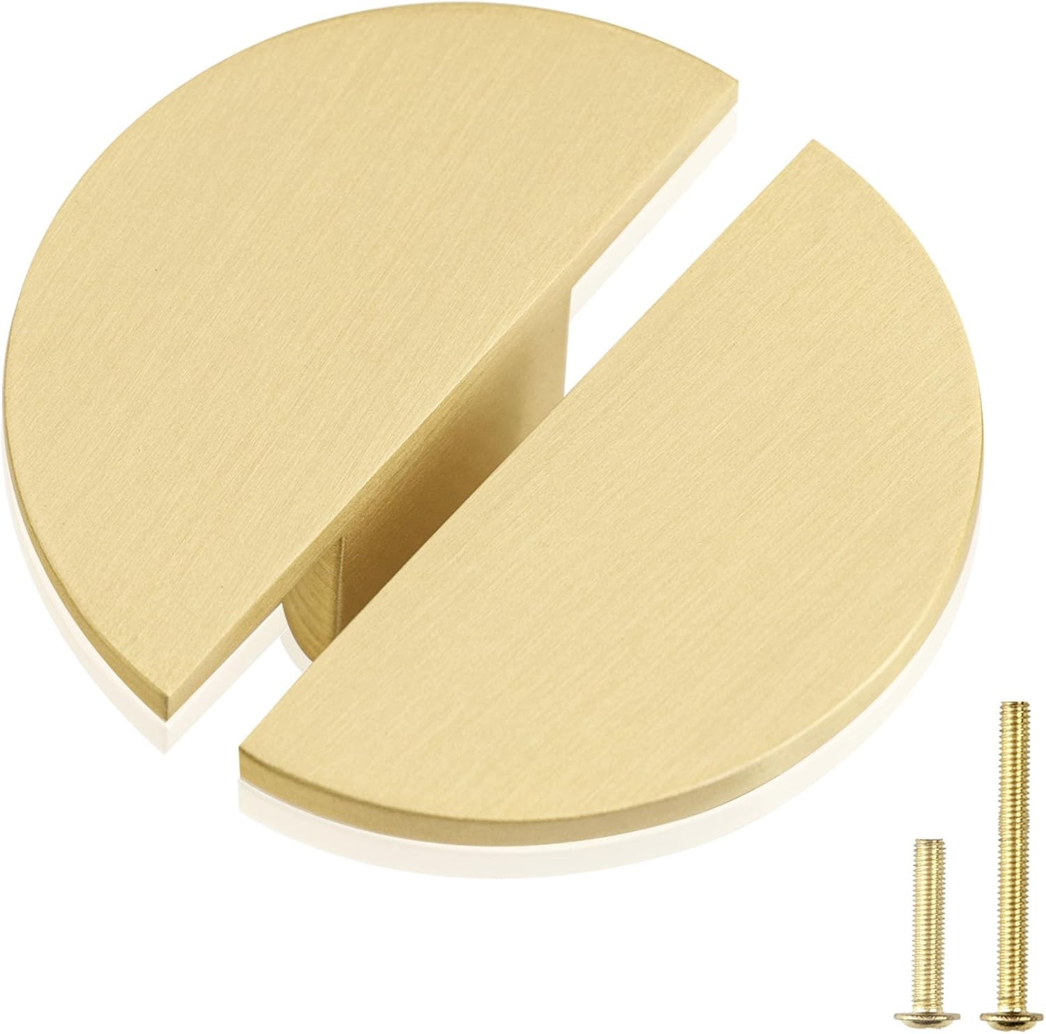 Gold Half Moon Dresser Pulls