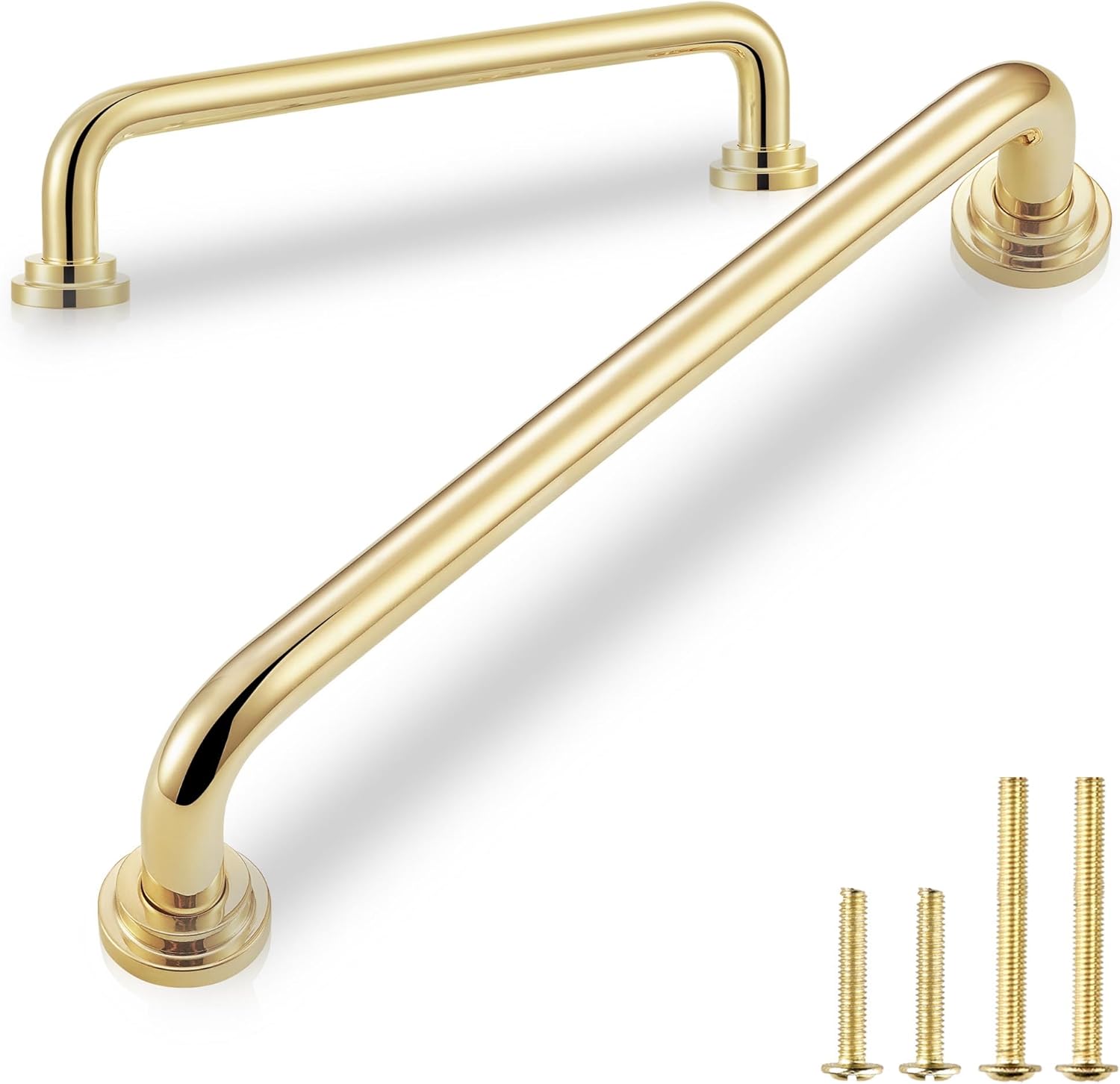 Unlacquered Brass Cabinet Pulls
