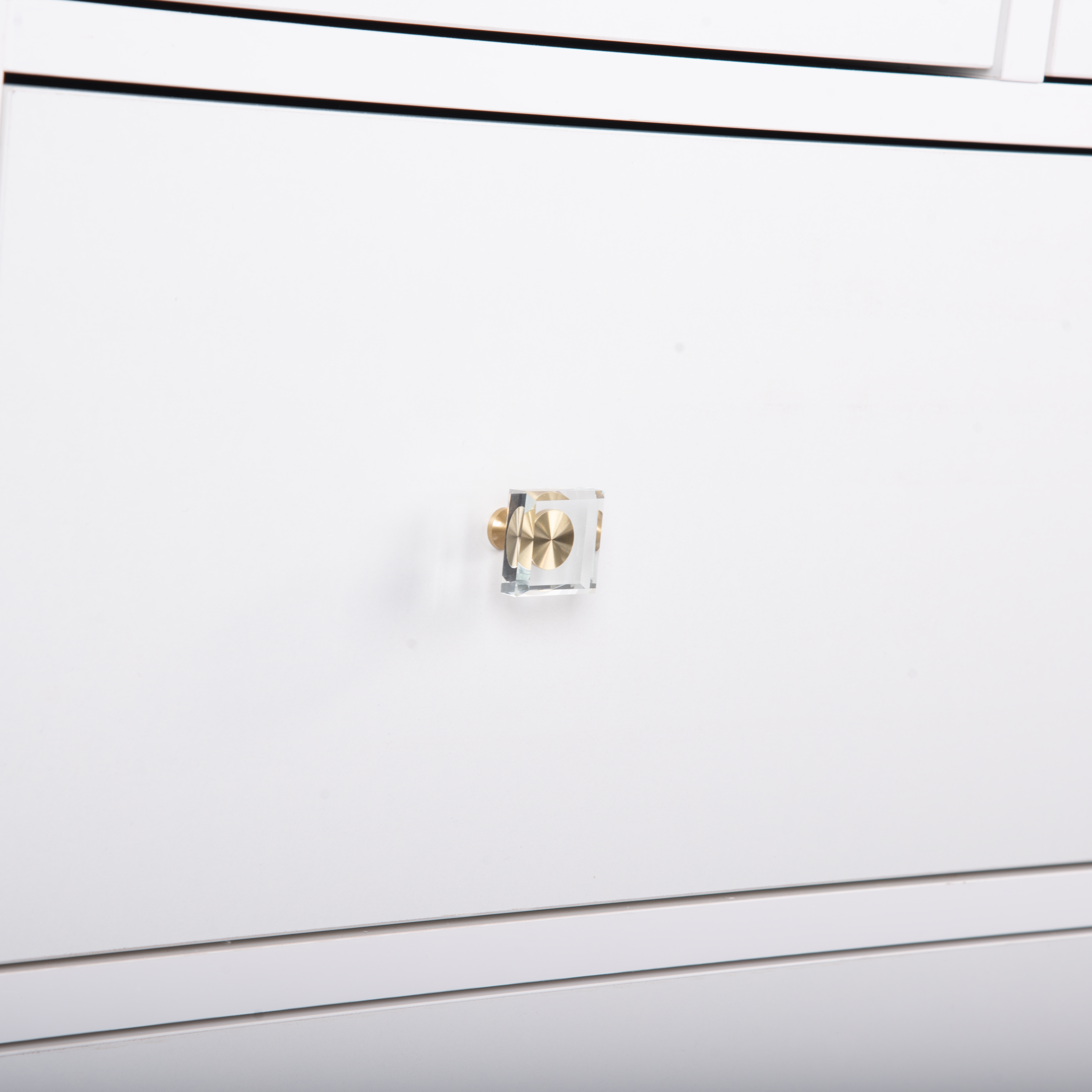 Crystal Square Cabinet Knobs
