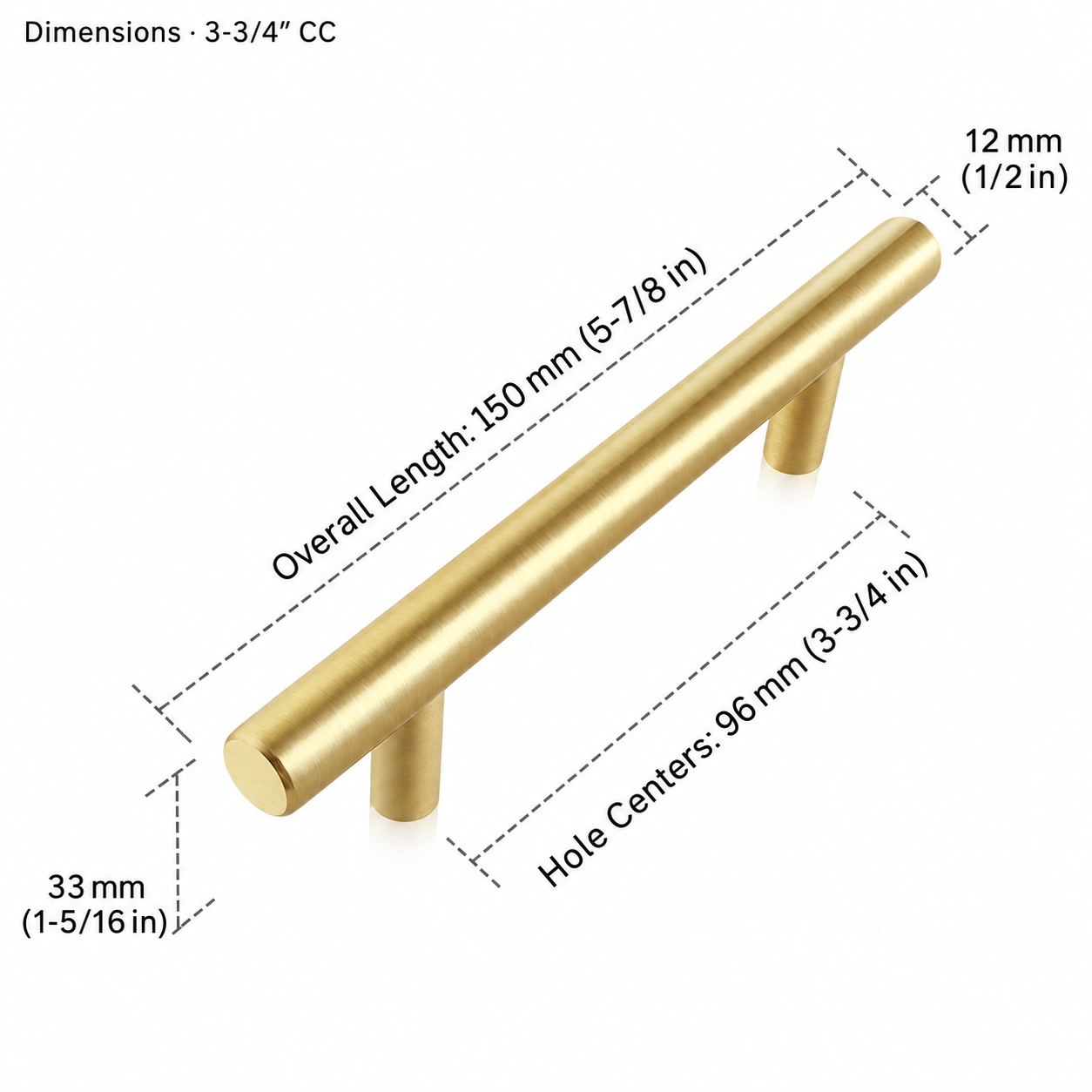3-3/4"CC