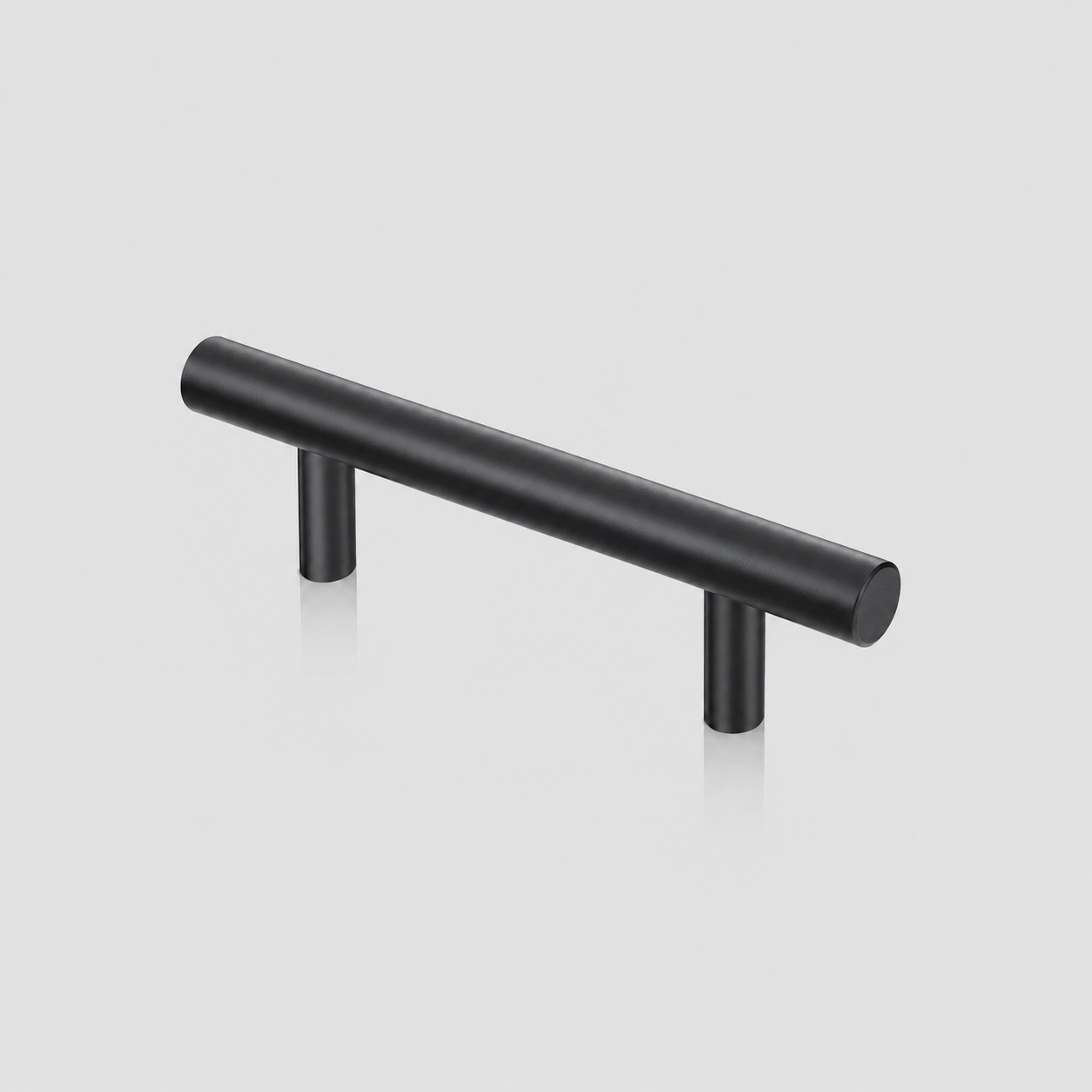 Round Rod Cabinet Pulls Black