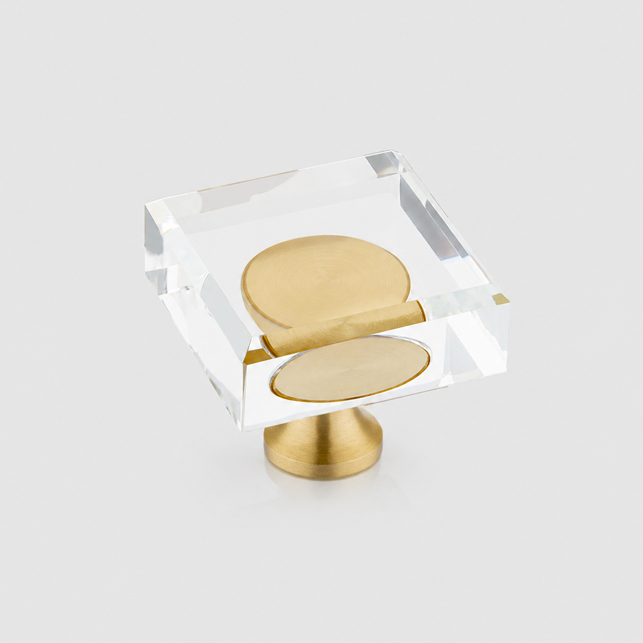 Crystal Square Cabinet Knobs