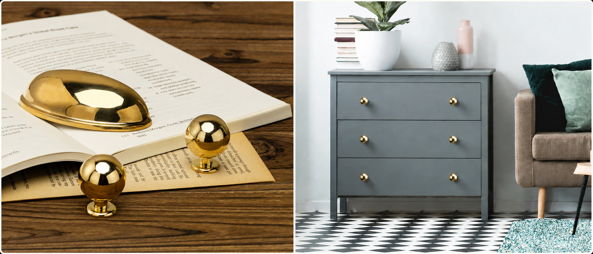Unlacquered Brass Patina Comparison
