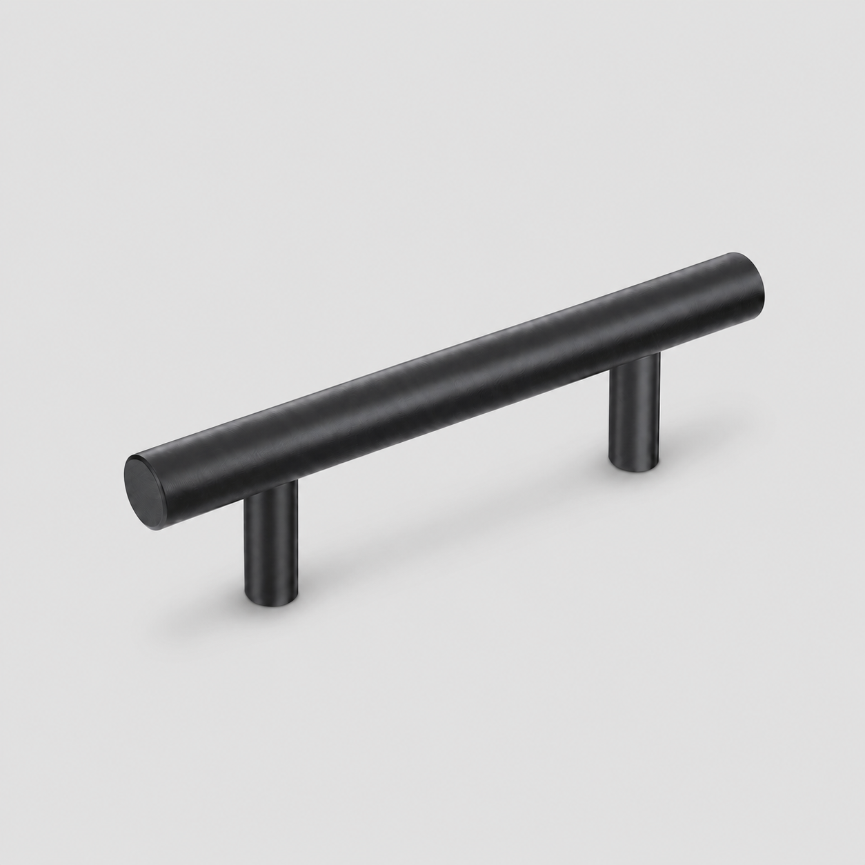 Round Rod Cabinet Pulls Black
