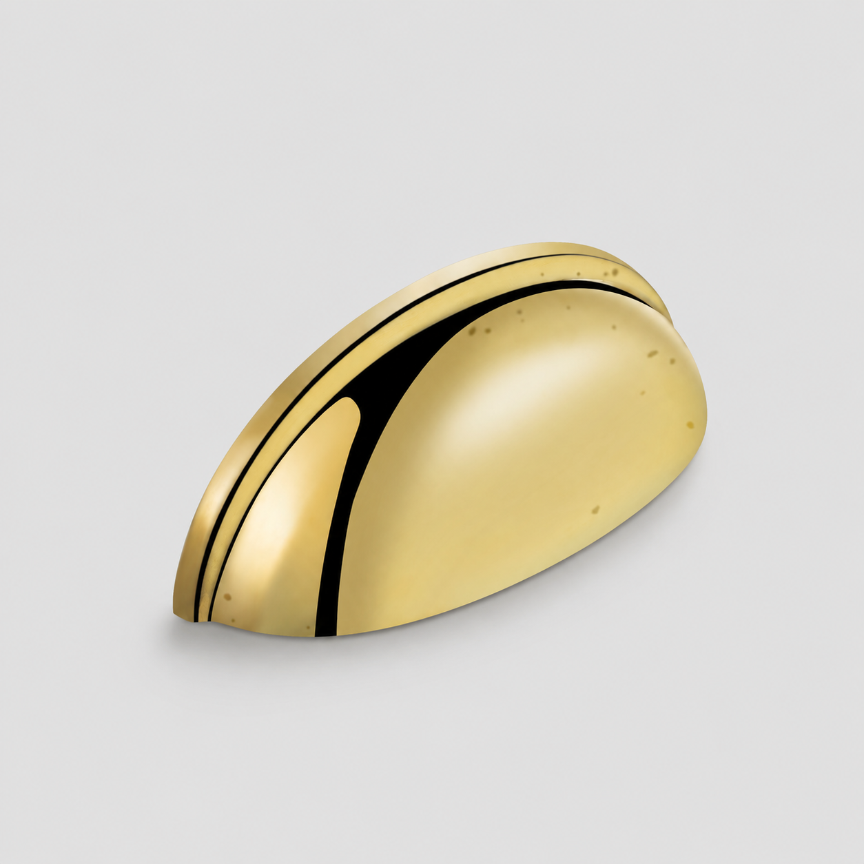 Unlacquered Cup Drawer Pulls