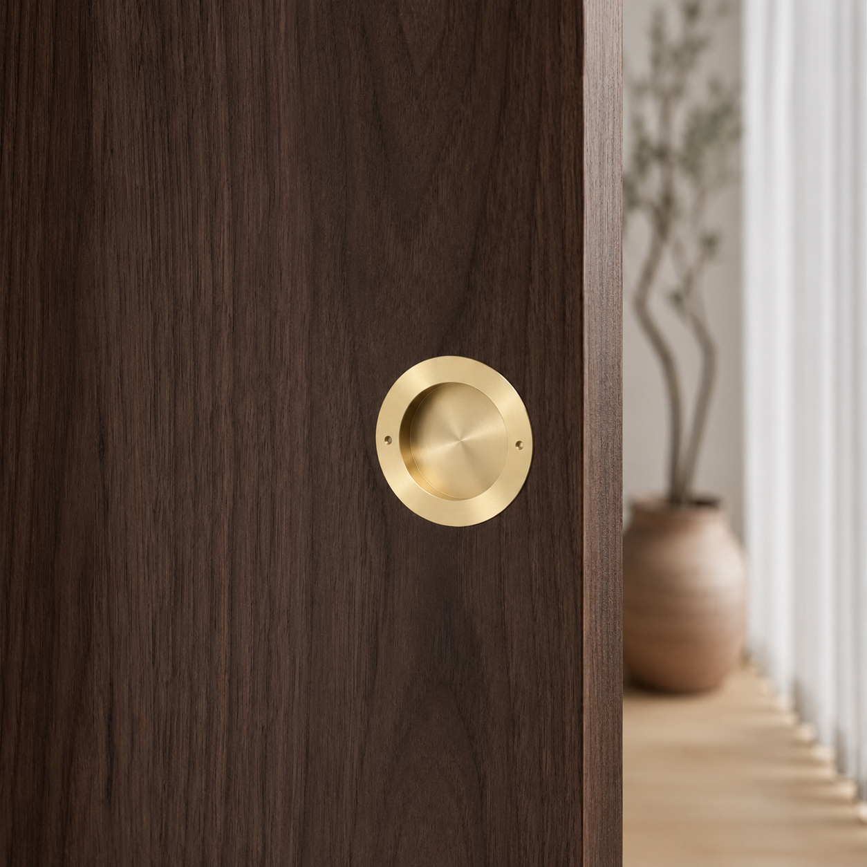 Flush Sliding Door Finger Pulls-QOGRISUN Hardware