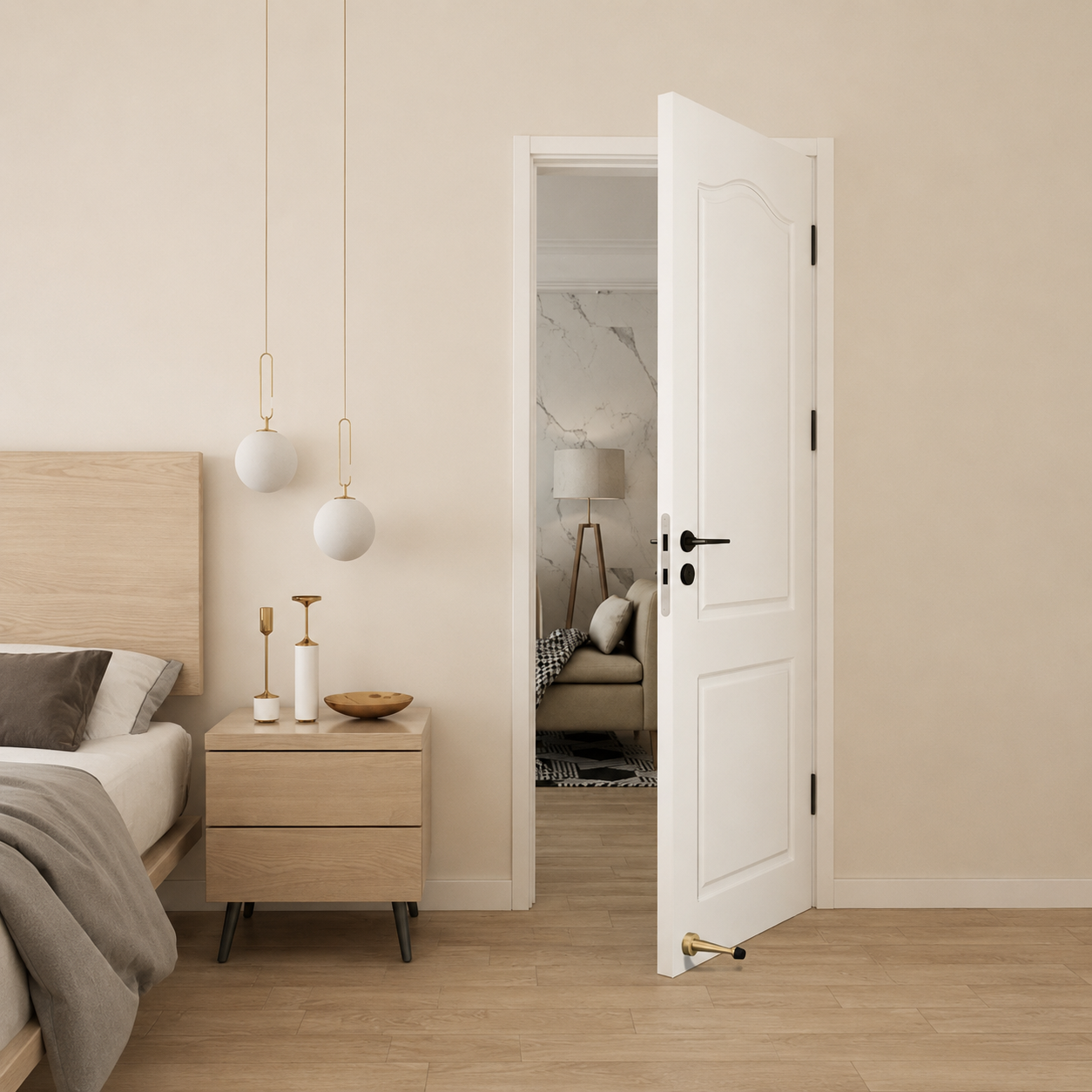 Heavy Duty Door Stops Gold