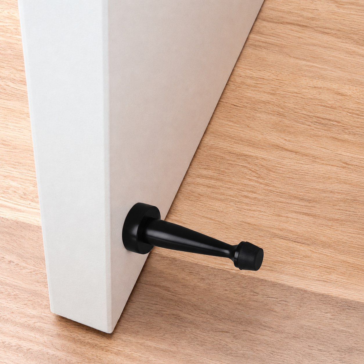 Heavy Duty Door Stops Black