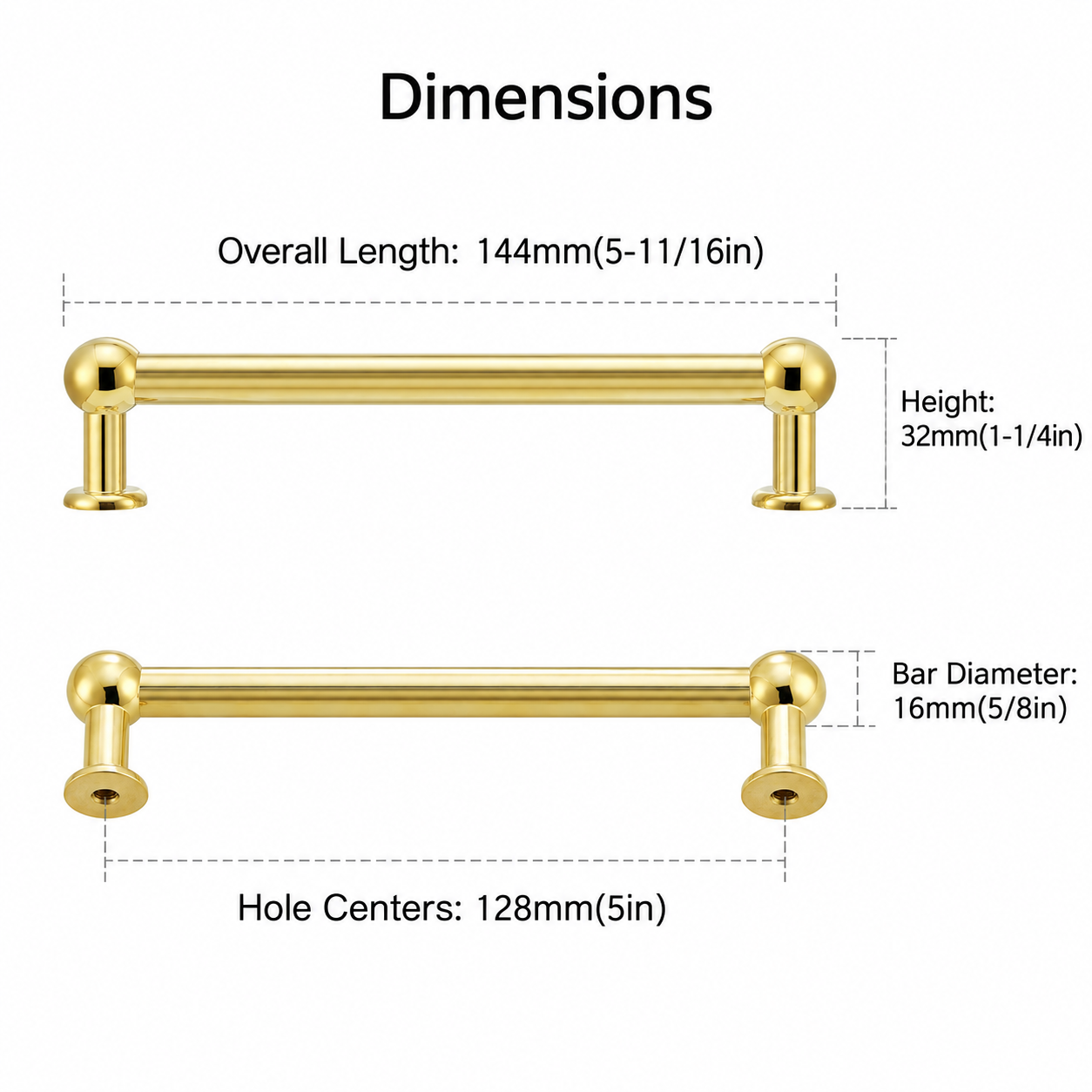 5" CC Dimensions