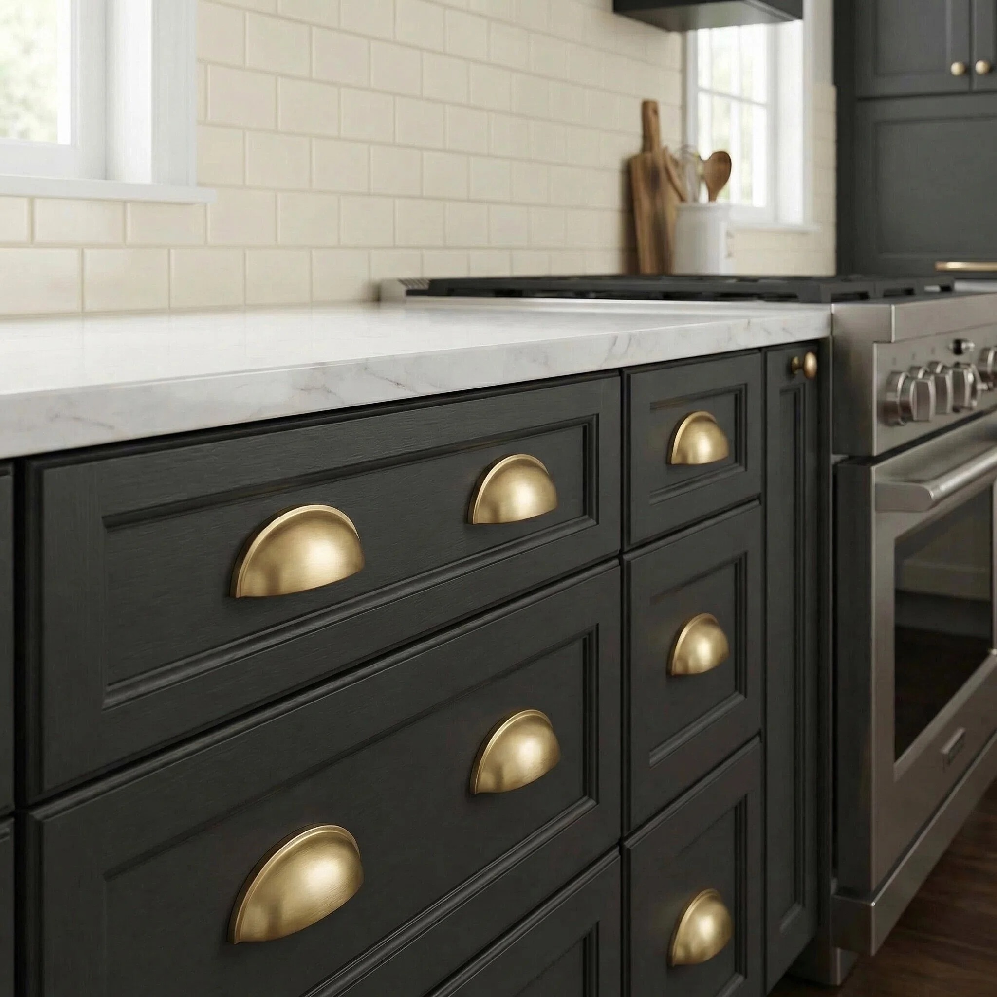 Cabinet Cup Drawer Pulls