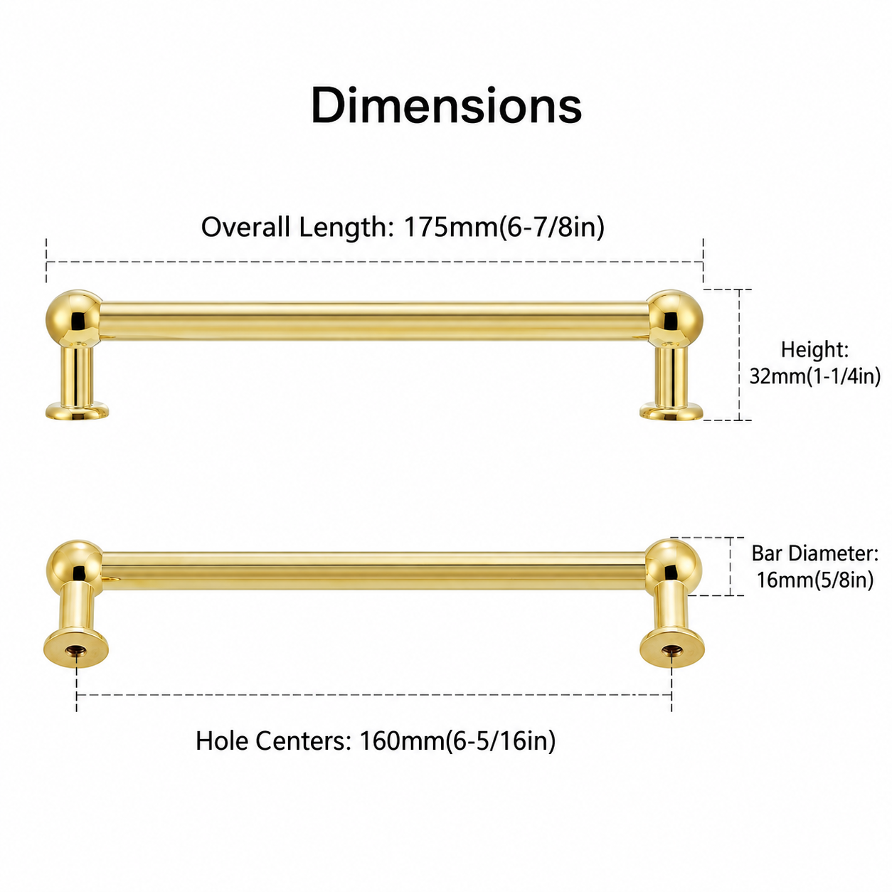 6-5/16" CC Dimensions