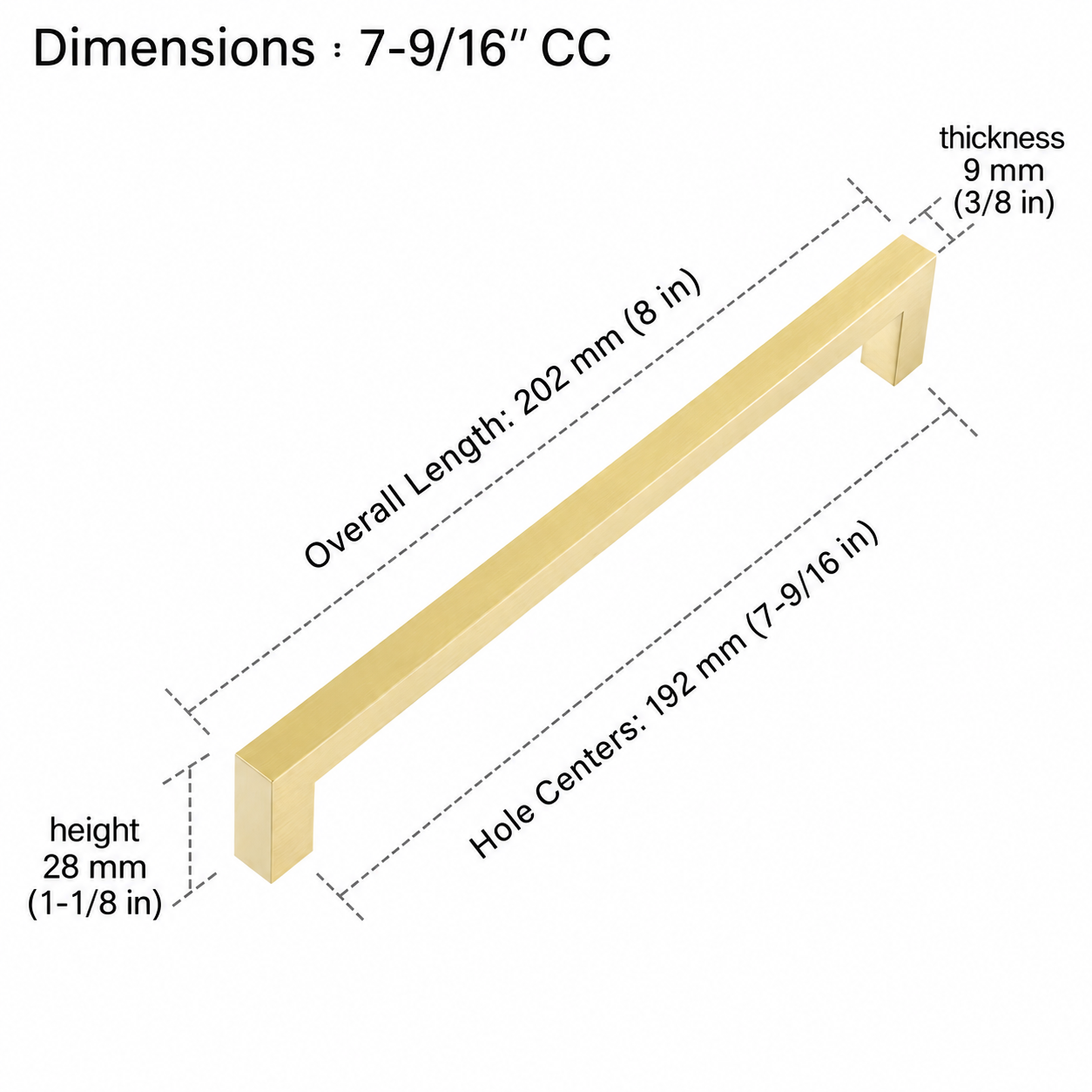 7-9/16"CC