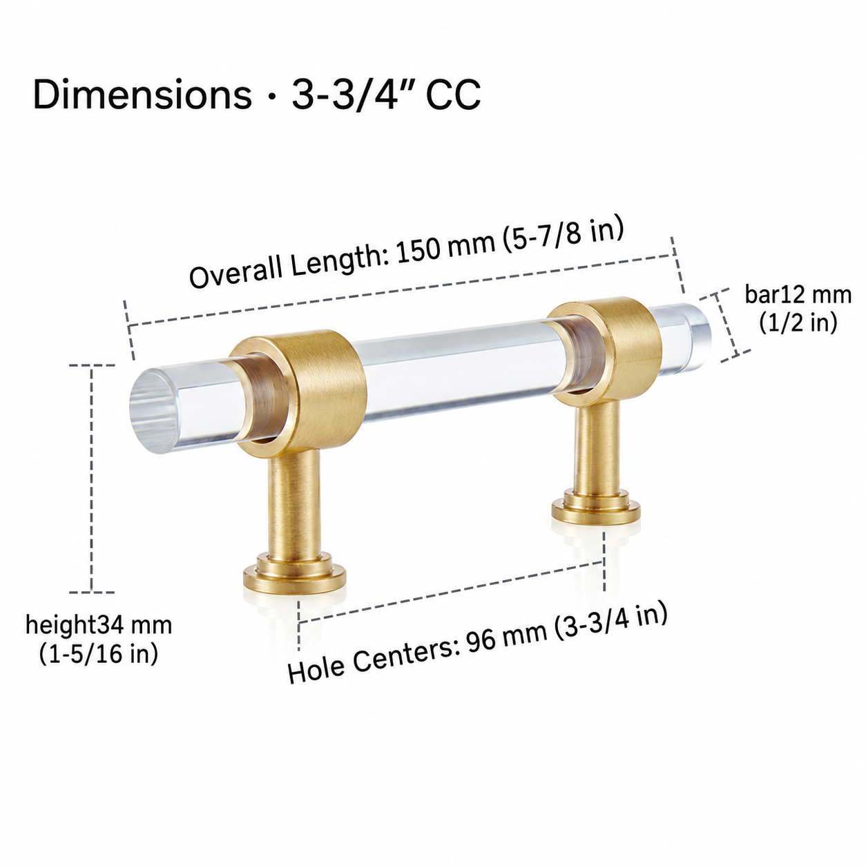 3-3/4"CC