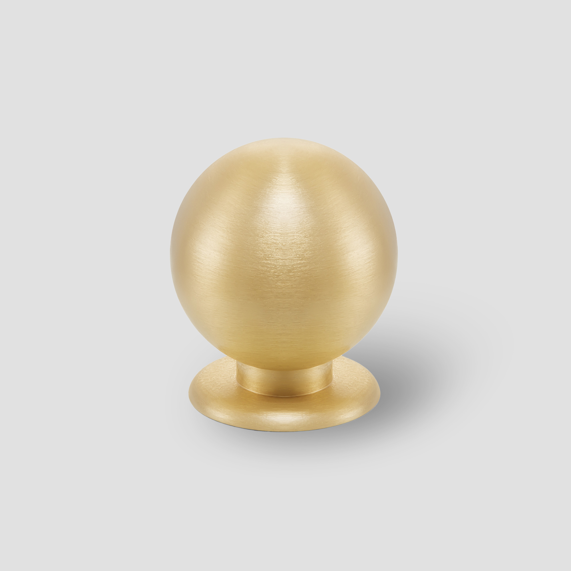Spherical Mini Knobs Brushed Brass