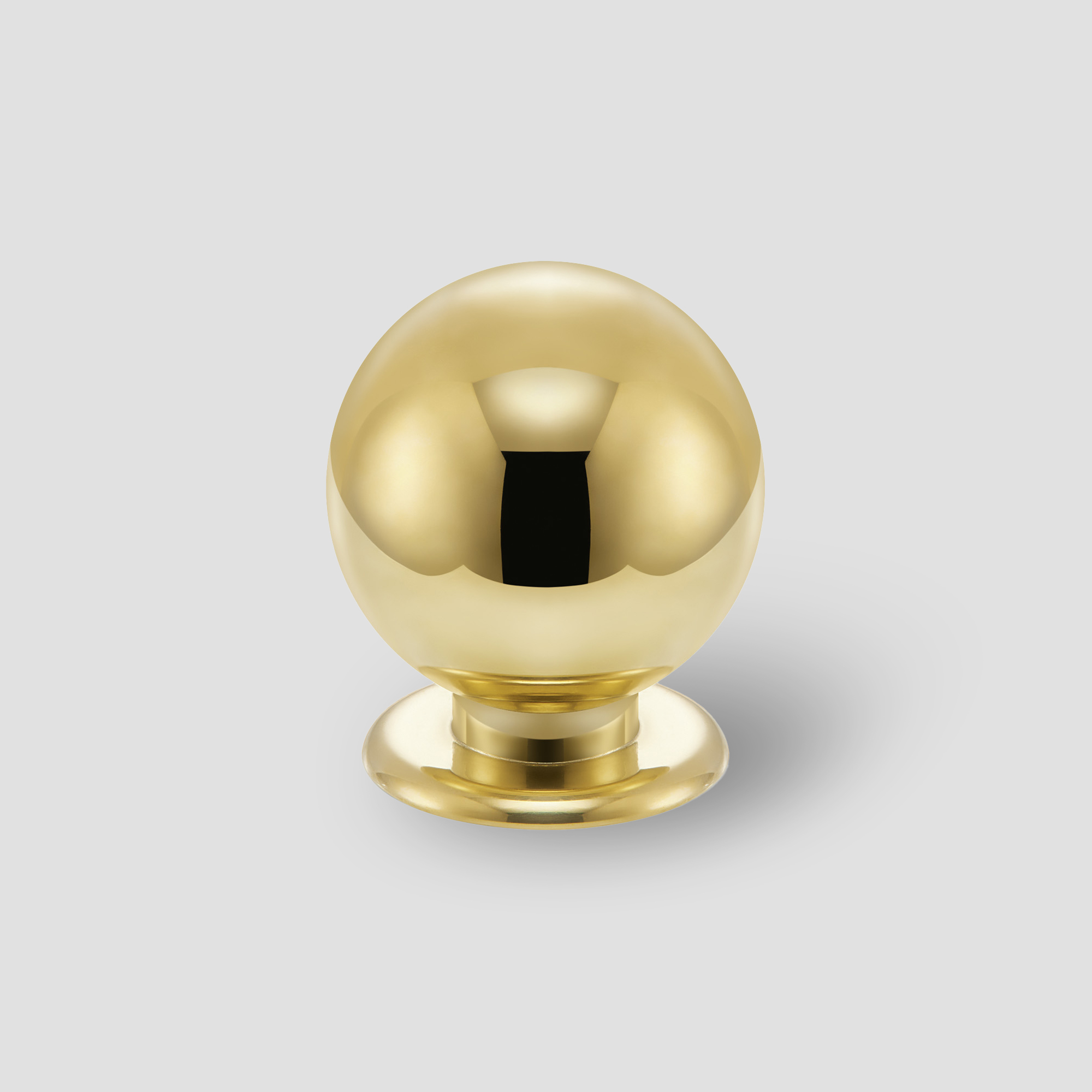 Unlacquered Brass Spherical Mini Knobs