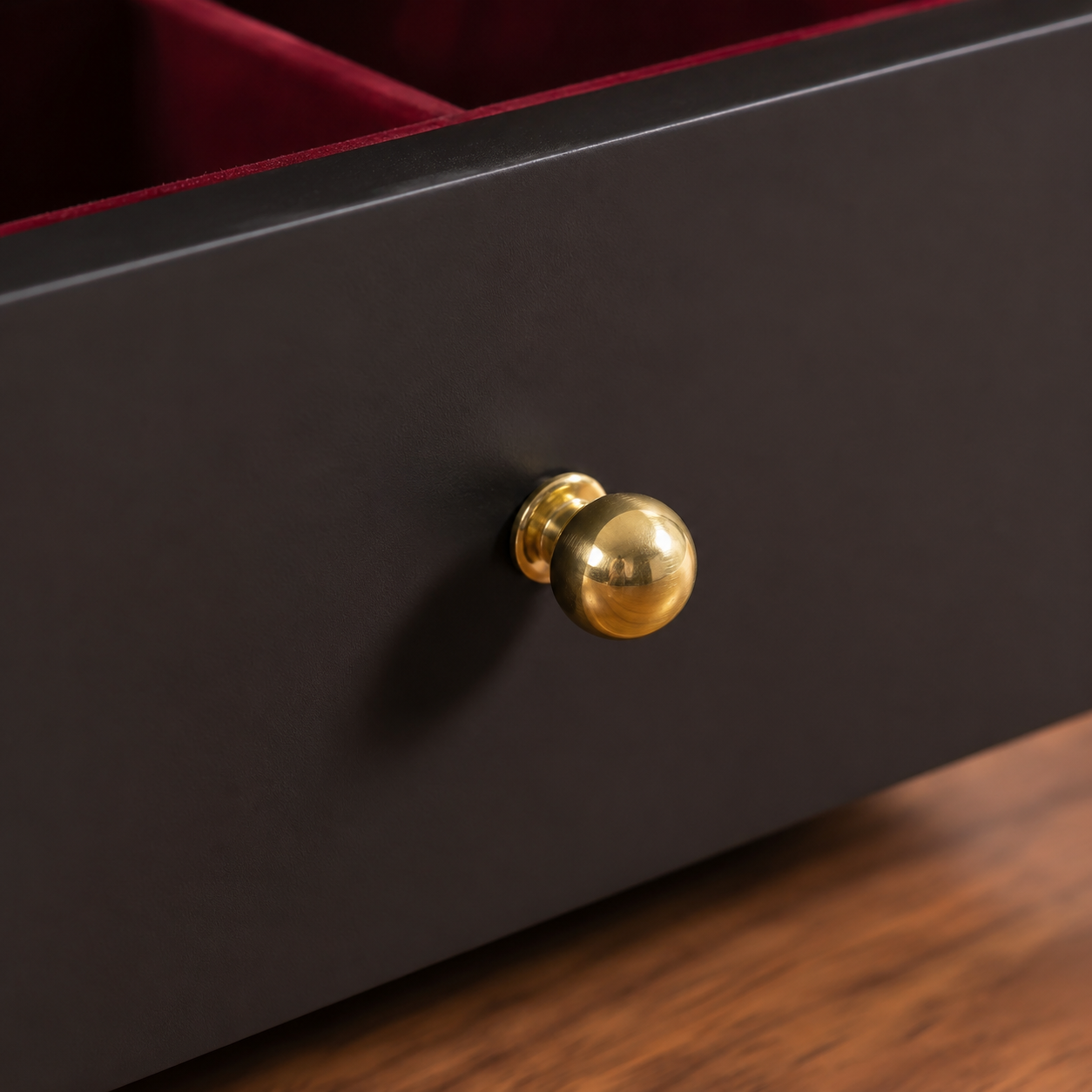 Unlacquered Brass Spherical Mini Knobs
