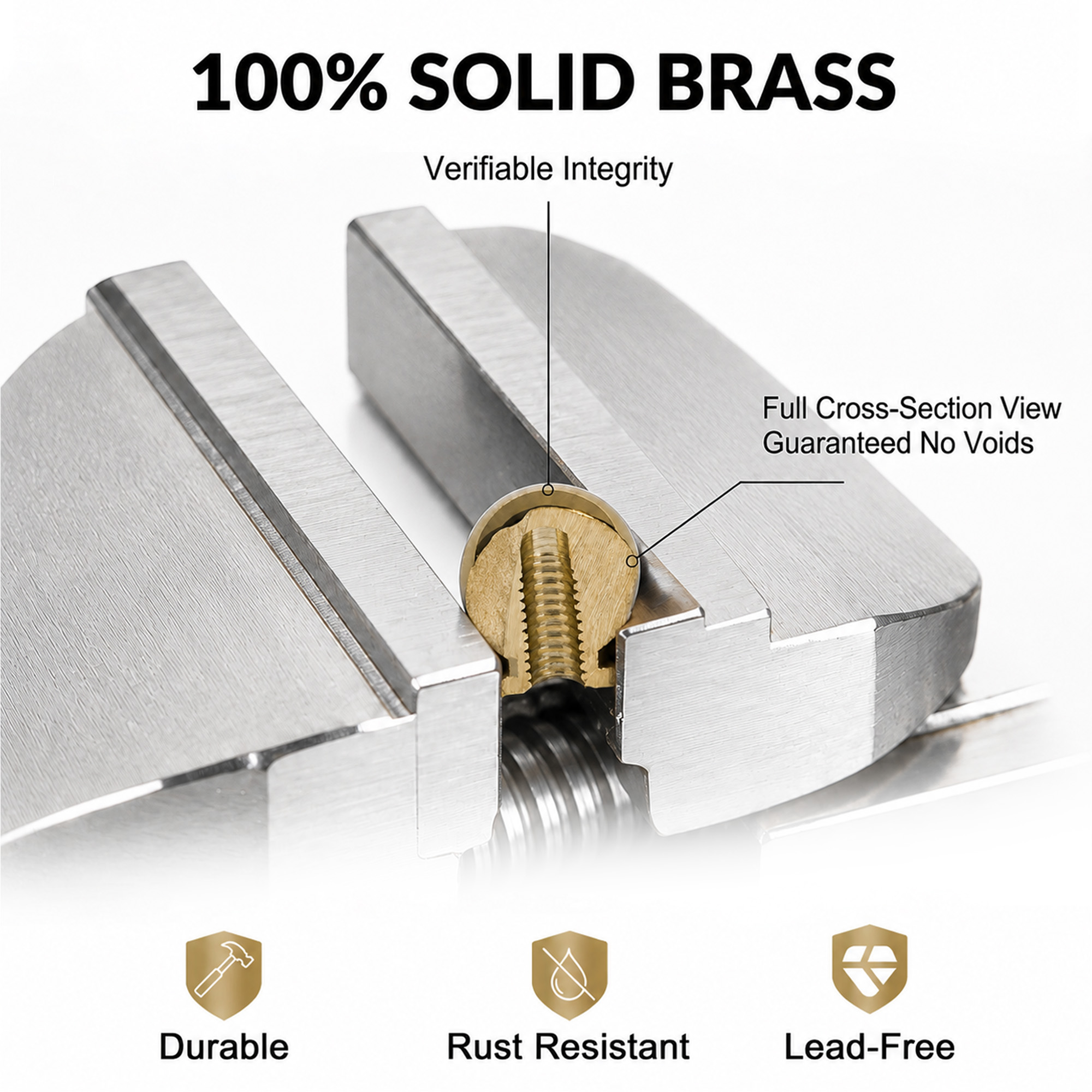 Unlacquered Brass Spherical Mini Knobs
