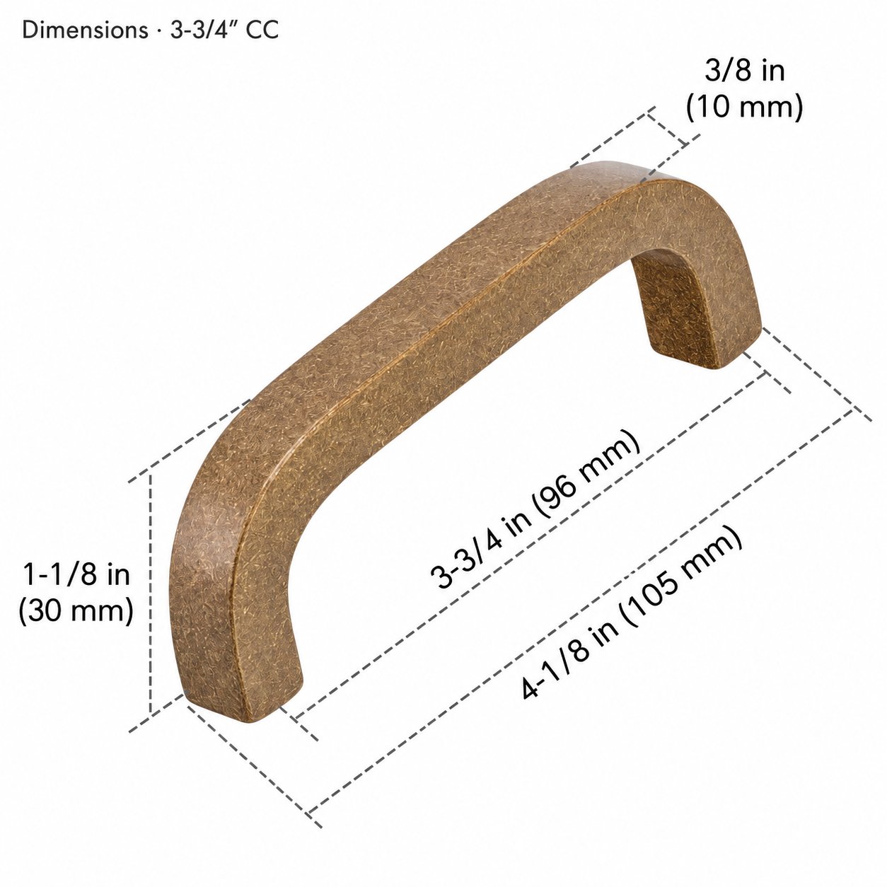 3-3/4"CC