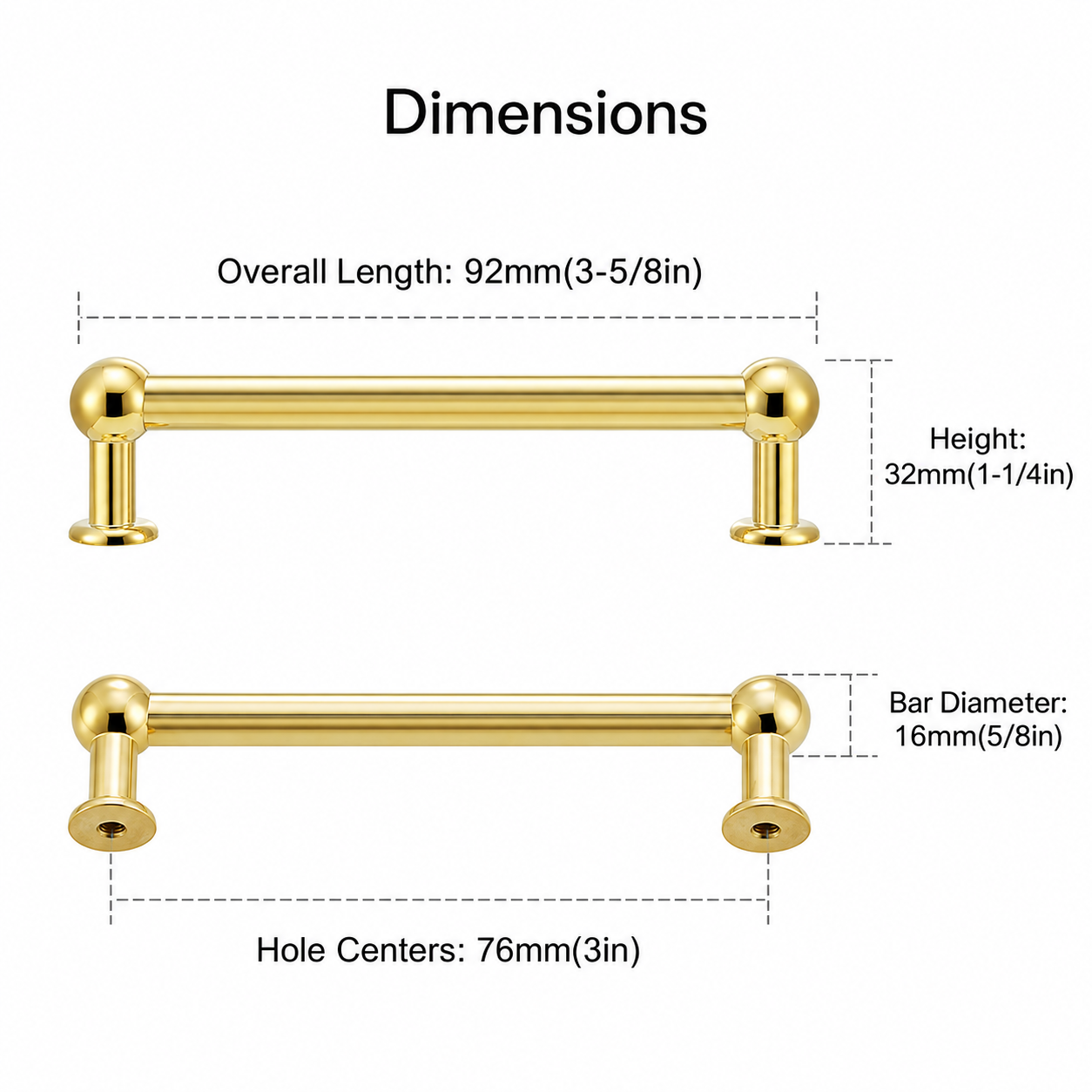 3" CC Dimensions