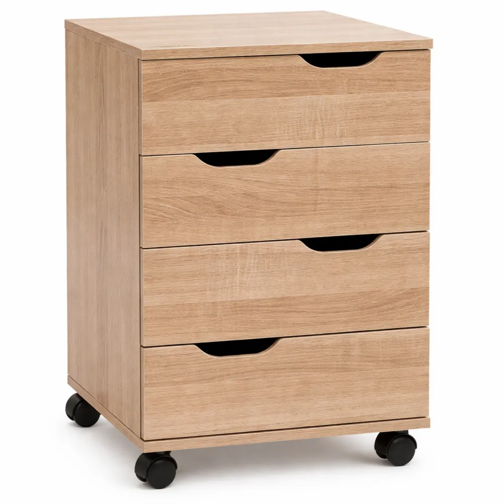 Mobiler Schubladencontainer mit Rollen für das Büro